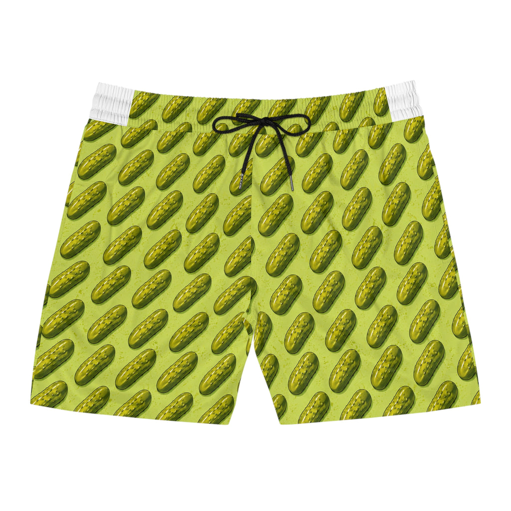 Pickle Pattern Swim Shorts | Pickle Print Beach Swimwear