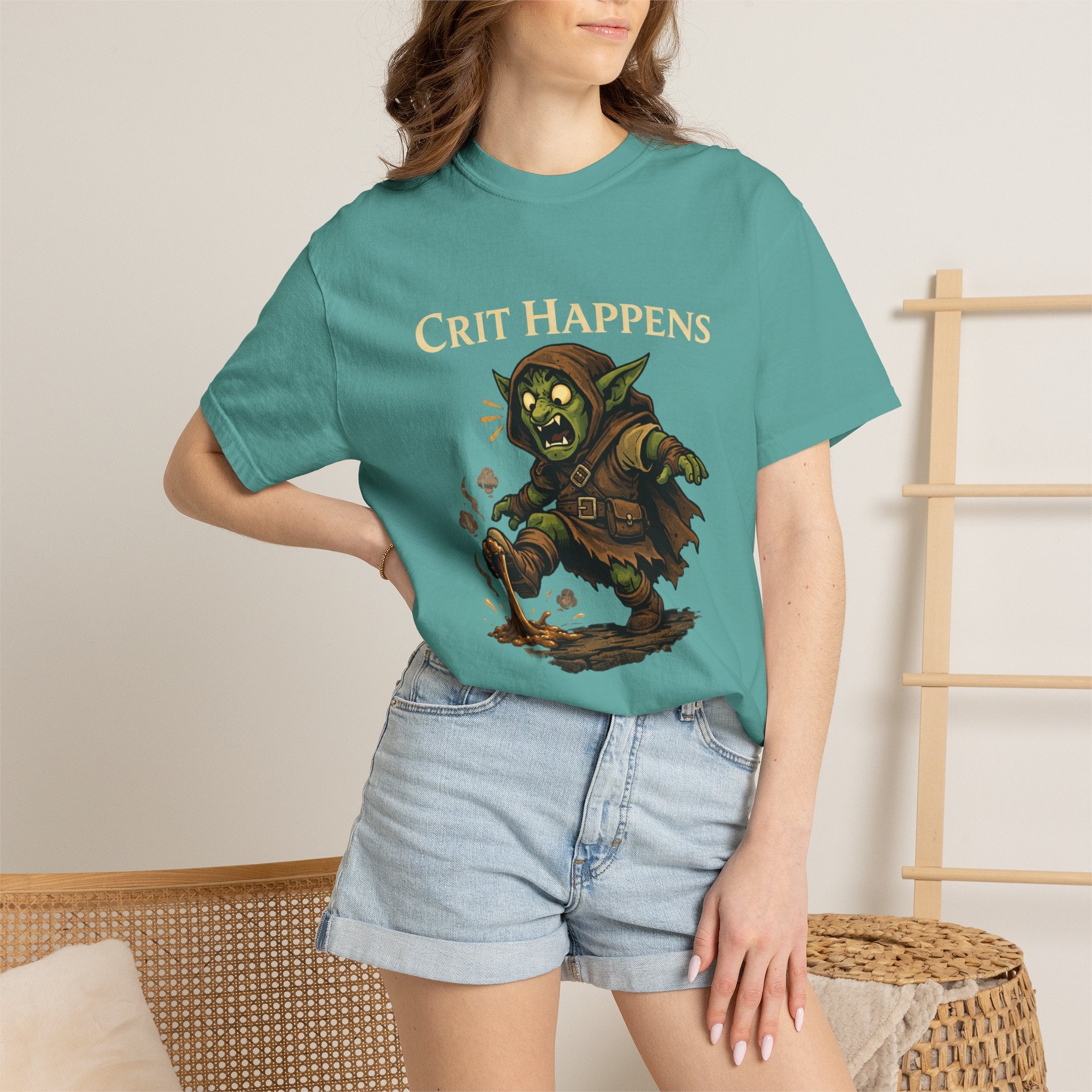 Crit Happens Goblin RPG T-Shirt