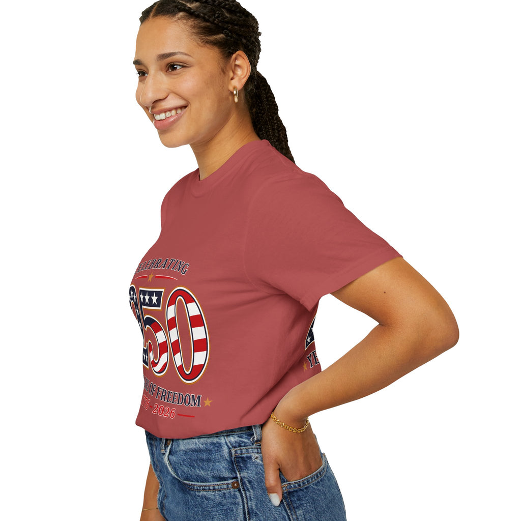 250 Years of Freedom 1776-2026 T-shirt | American Flag Patriotic Tee