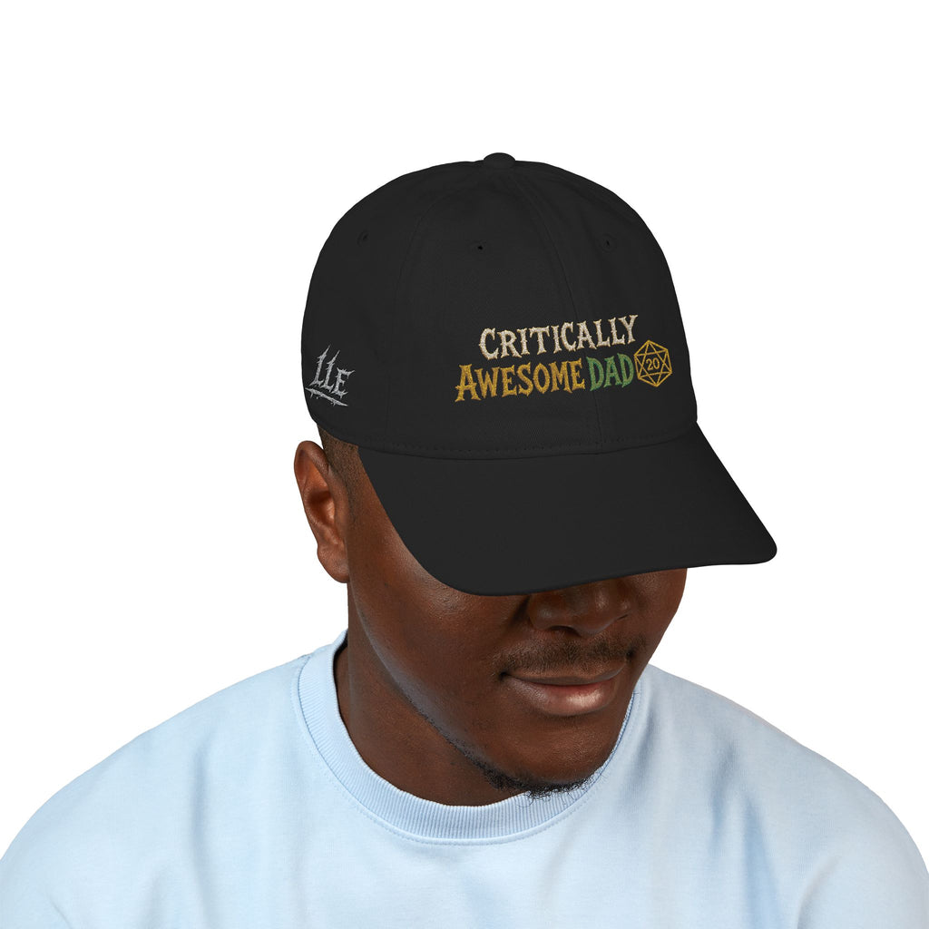 Critically Awesome Dad Baseball Cap | Embroidered Dad Hat