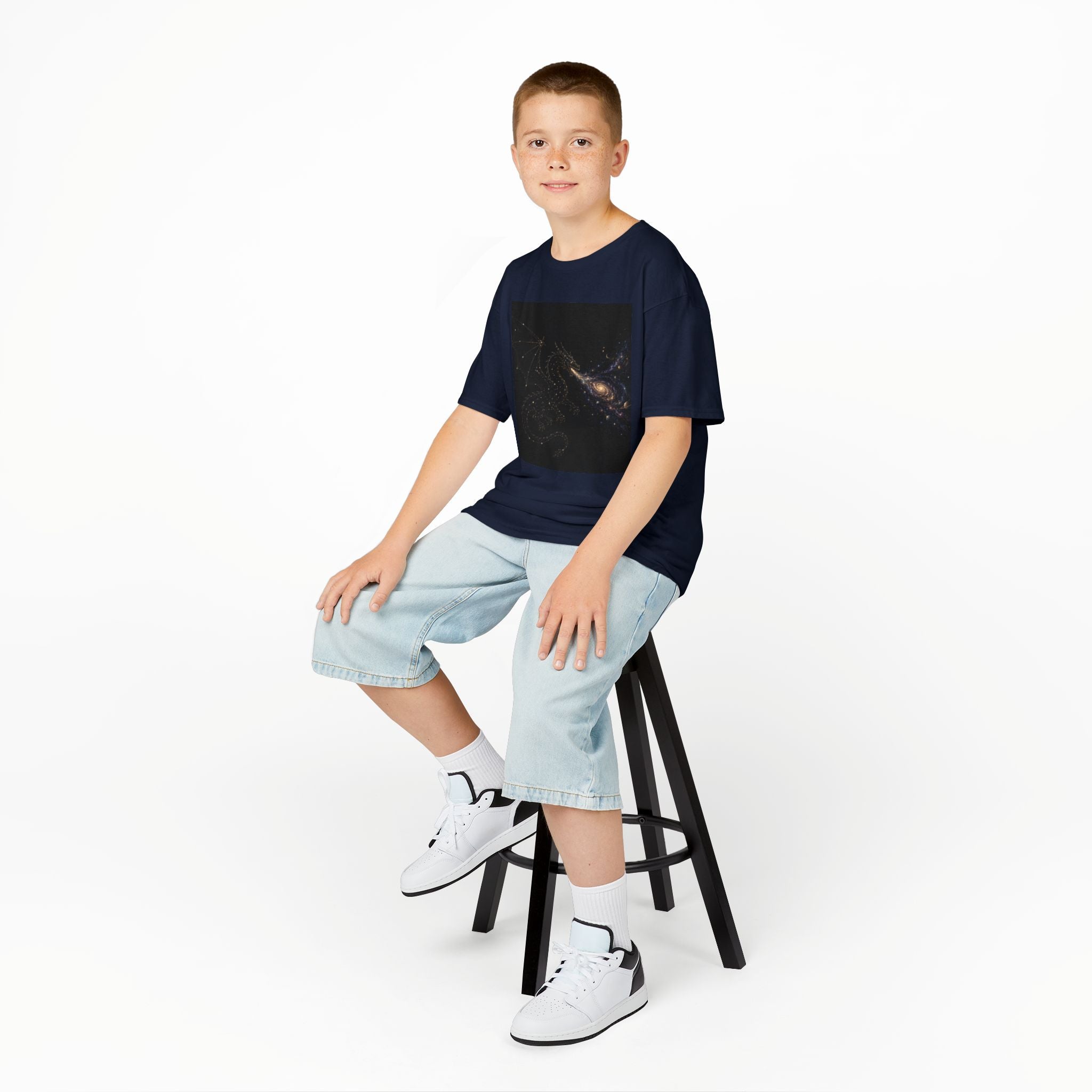 Galaxy Spiral Nebula Kids Tee | Space Stars Astronomy Design