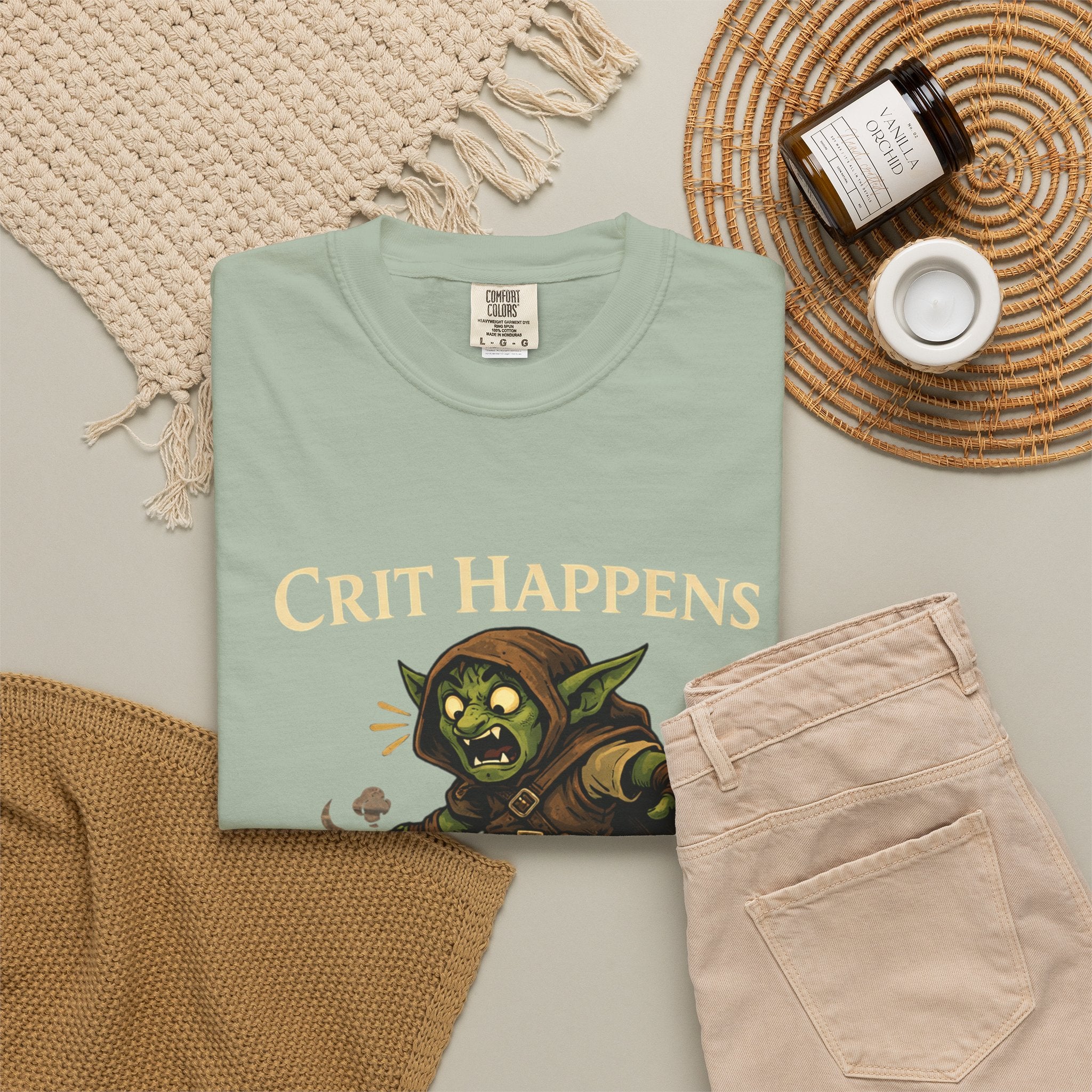 Crit Happens Goblin RPG T-Shirt
