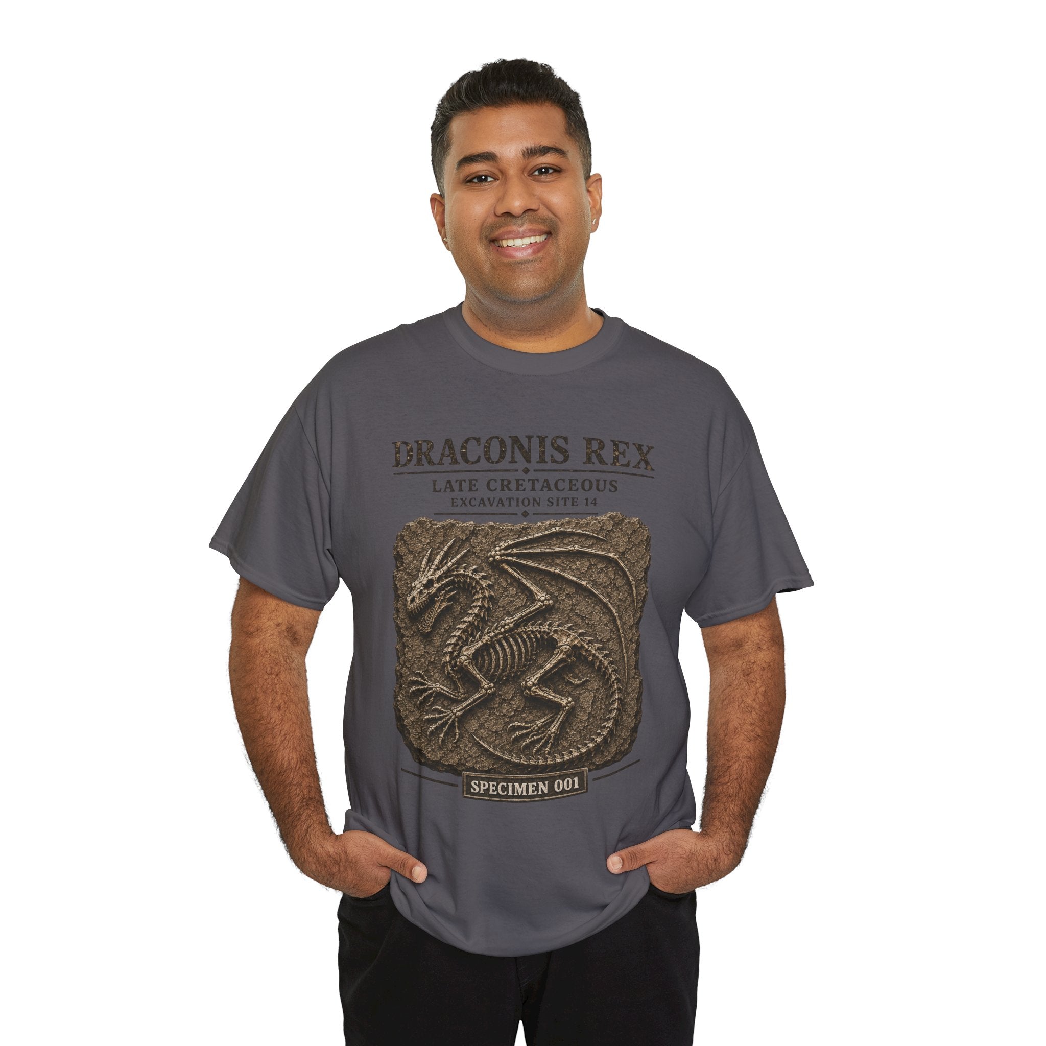 Draconis Rex Fossil T‑Shirt — Mythological Preservation Society Tee