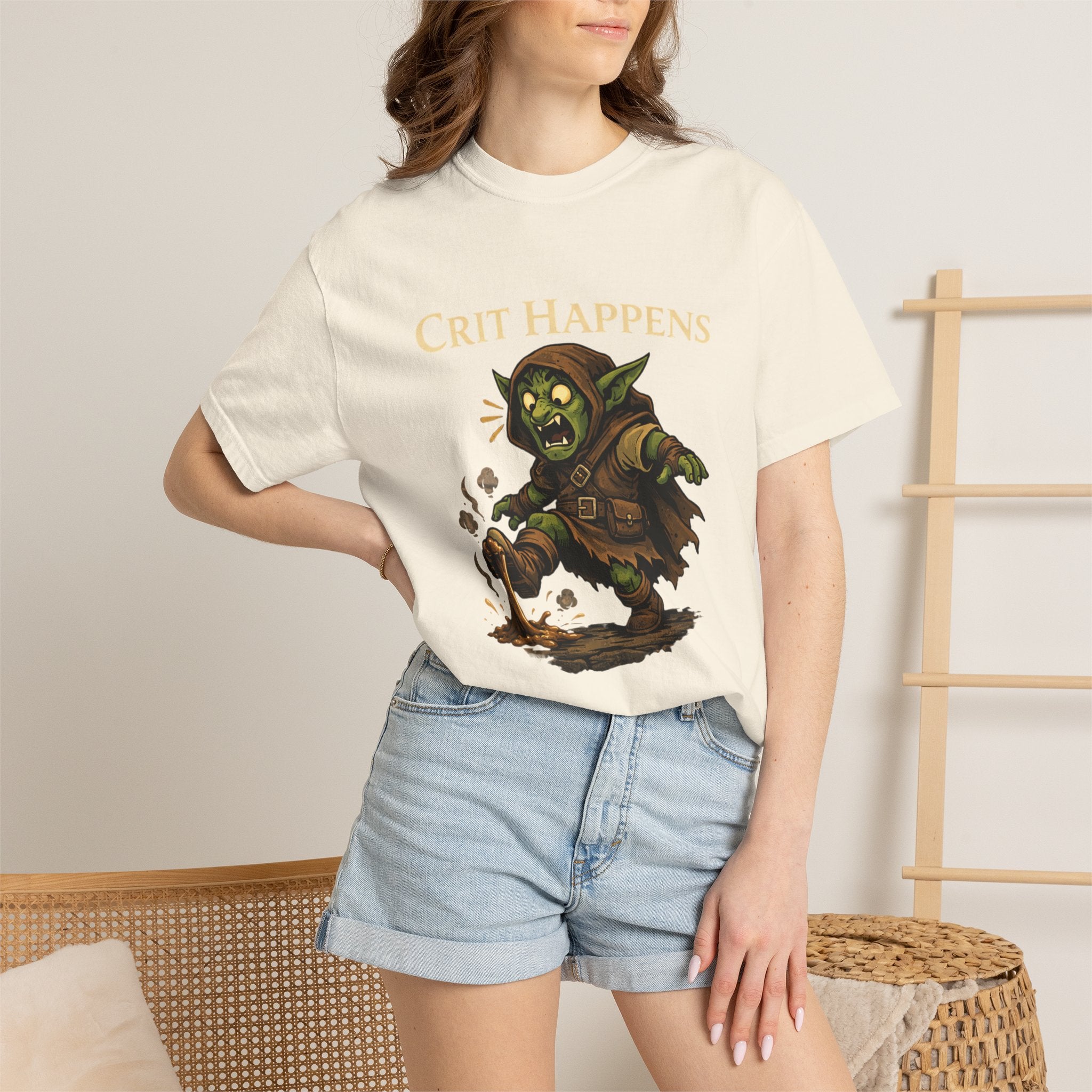 Crit Happens Goblin RPG T-Shirt