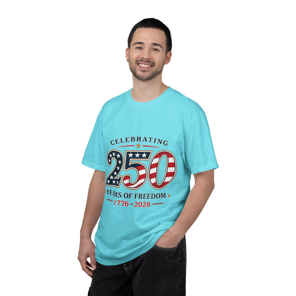 250 Years of Freedom 1776-2026 T-shirt | American Flag Patriotic Tee