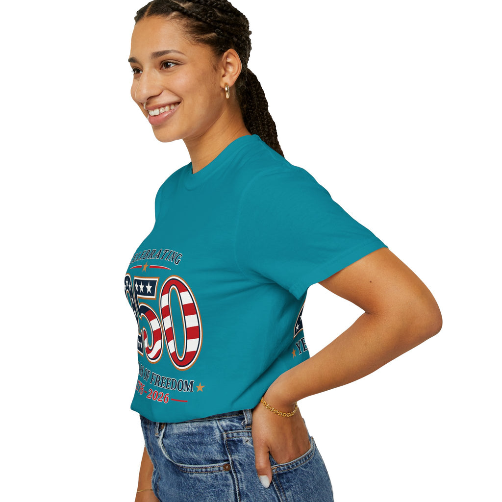 250 Years of Freedom 1776-2026 T-shirt | American Flag Patriotic Tee