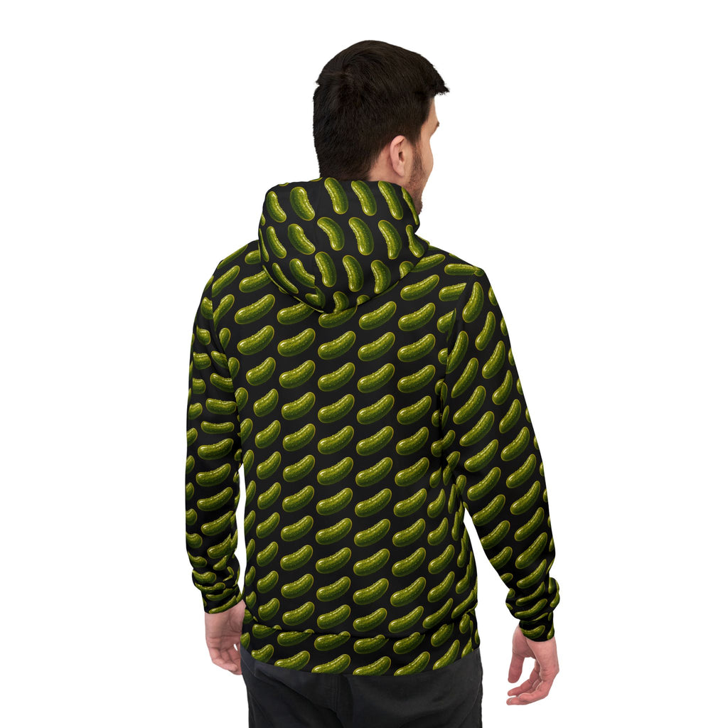 Pickle Pattern Hoodie | All-Over Print Pickle Repeat Design