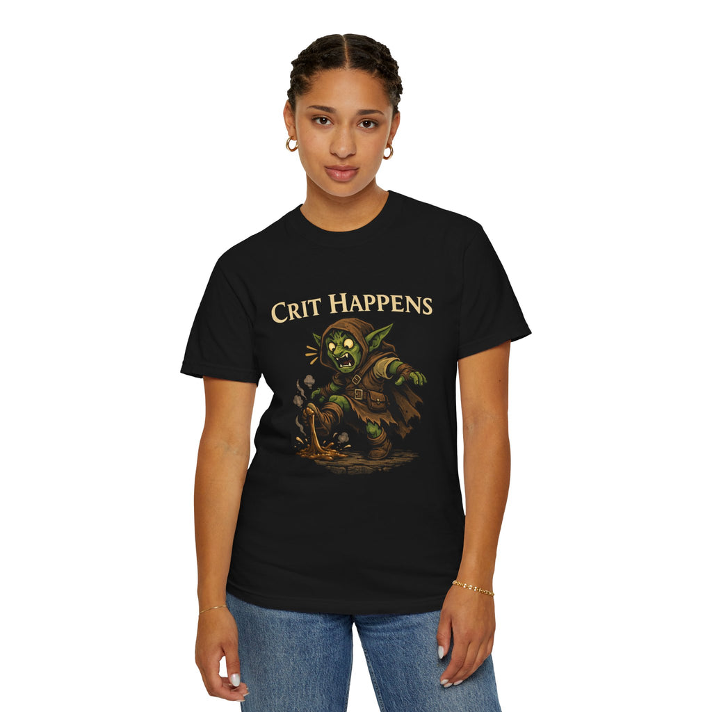 Crit Happens Goblin RPG T-Shirt