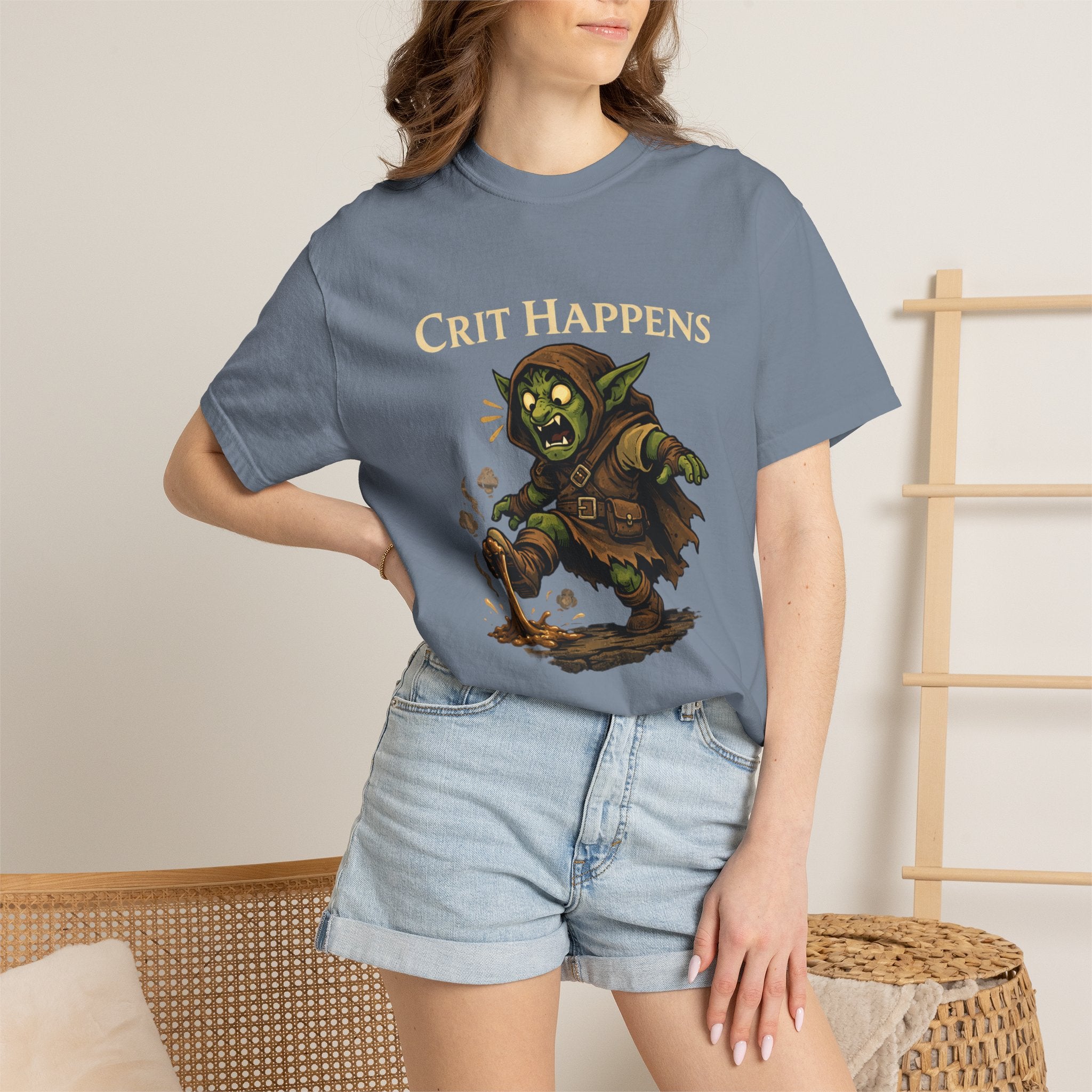 Crit Happens Goblin RPG T-Shirt