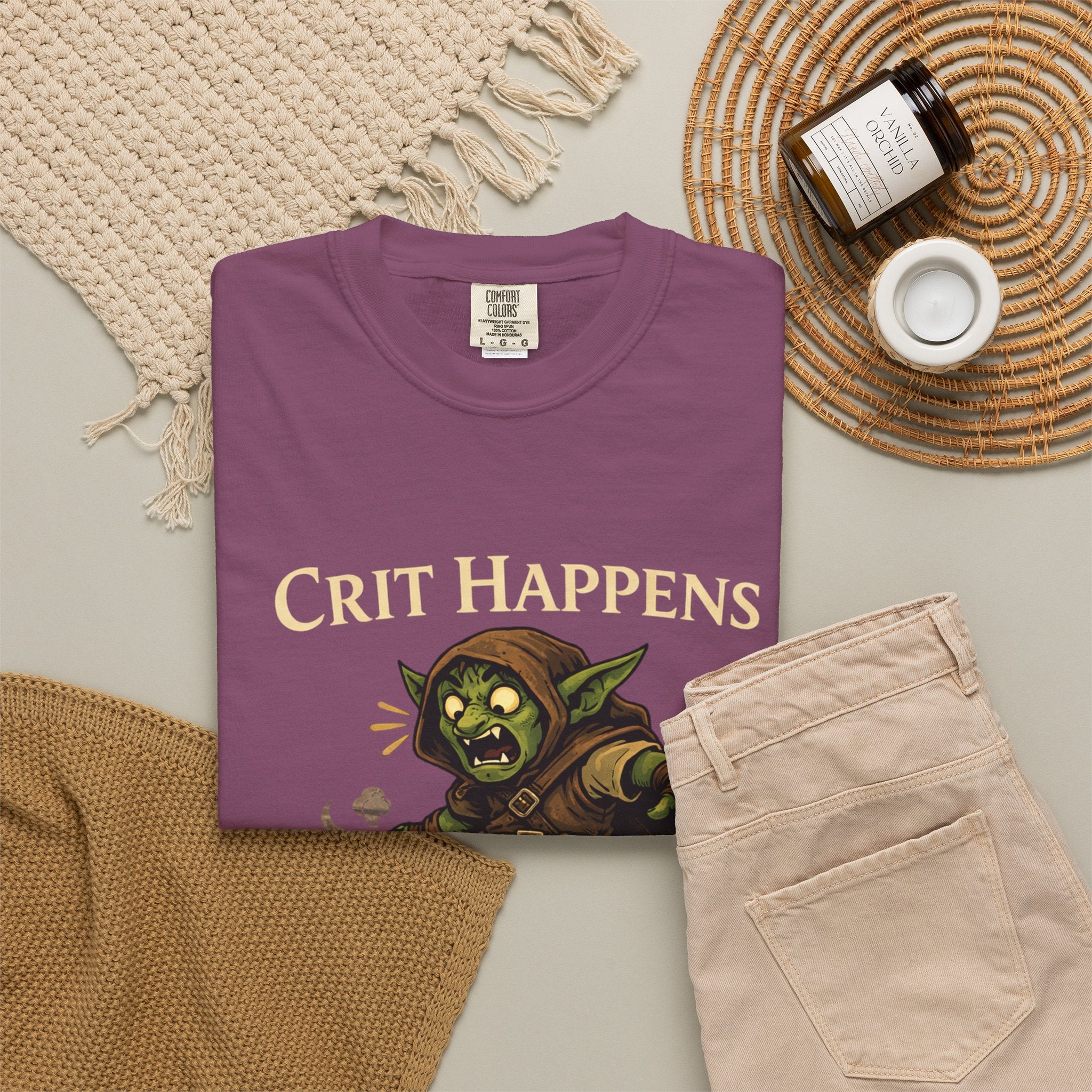 Crit Happens Goblin RPG T-Shirt