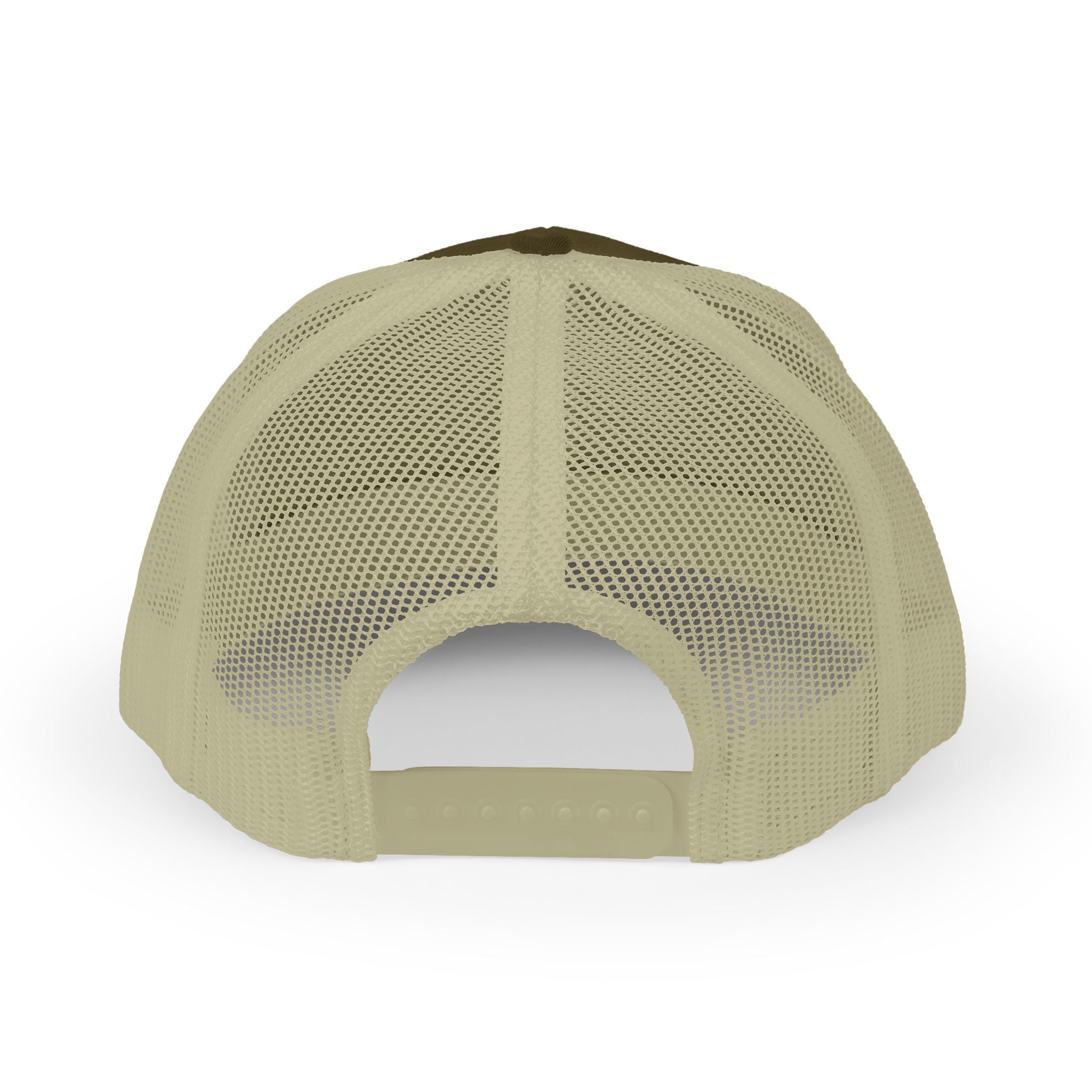 Eagle Head Embroidered Snapback Trucker Cap — Patriotic Mesh Baseball Hat