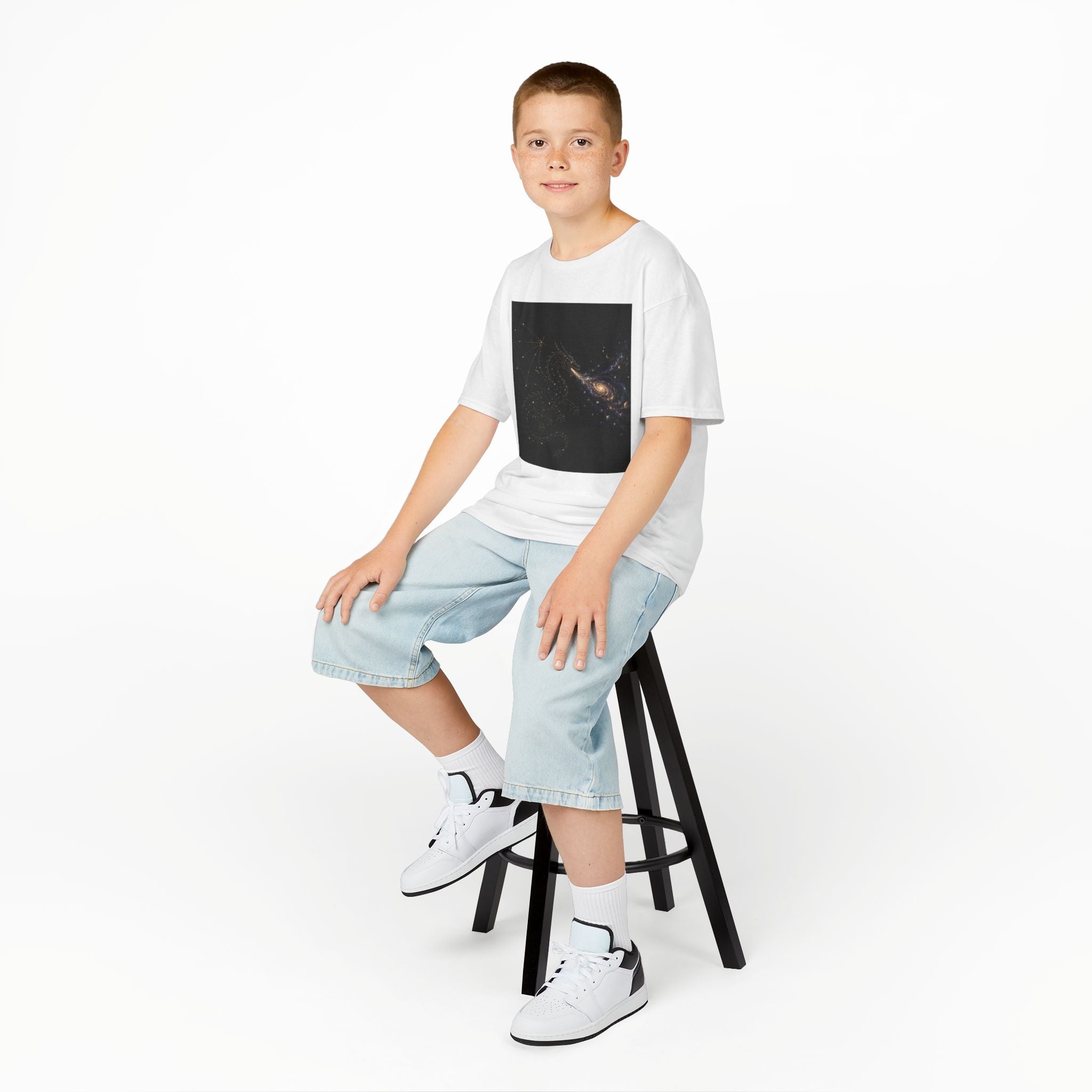 Galaxy Spiral Nebula Kids Tee | Space Stars Astronomy Design