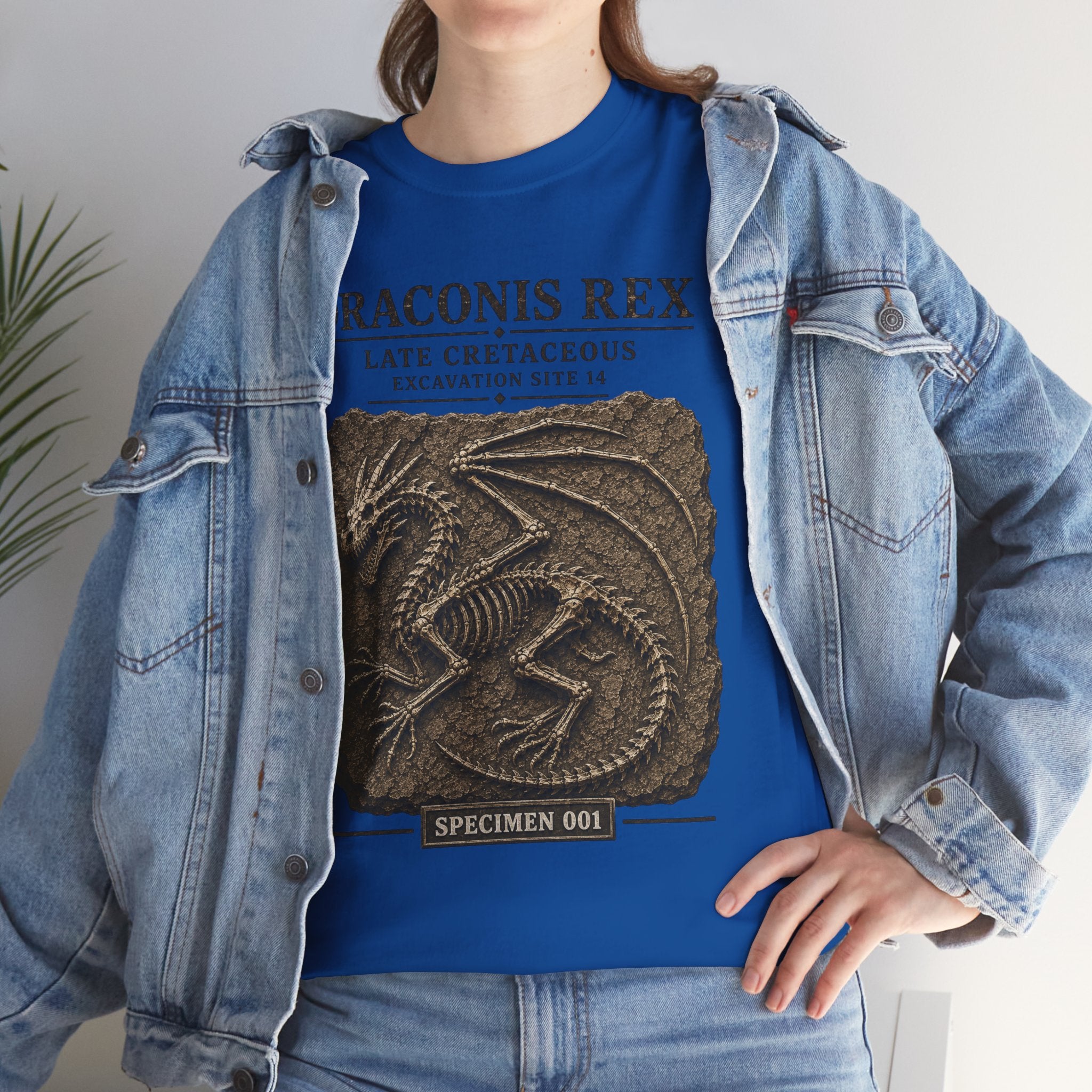 Draconis Rex Fossil T‑Shirt — Mythological Preservation Society Tee