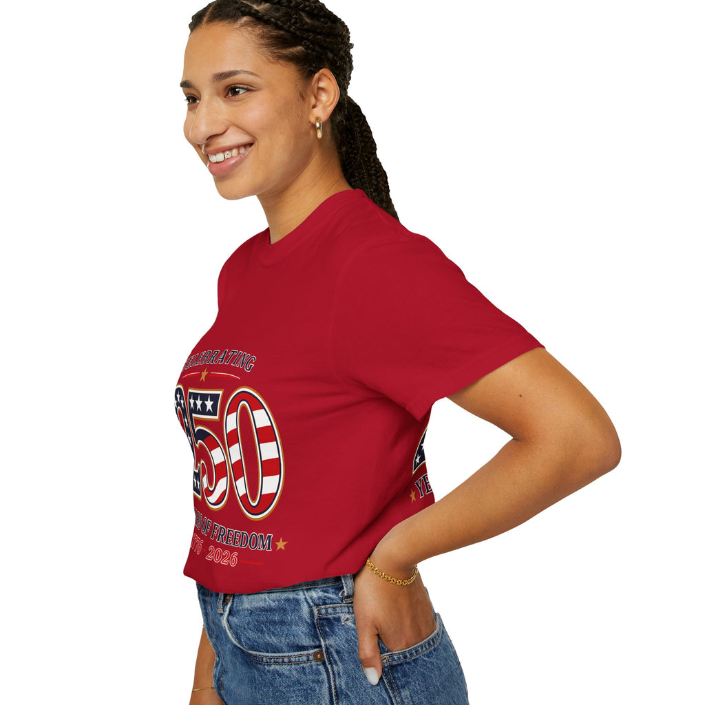 250 Years of Freedom 1776-2026 T-shirt | American Flag Patriotic Tee