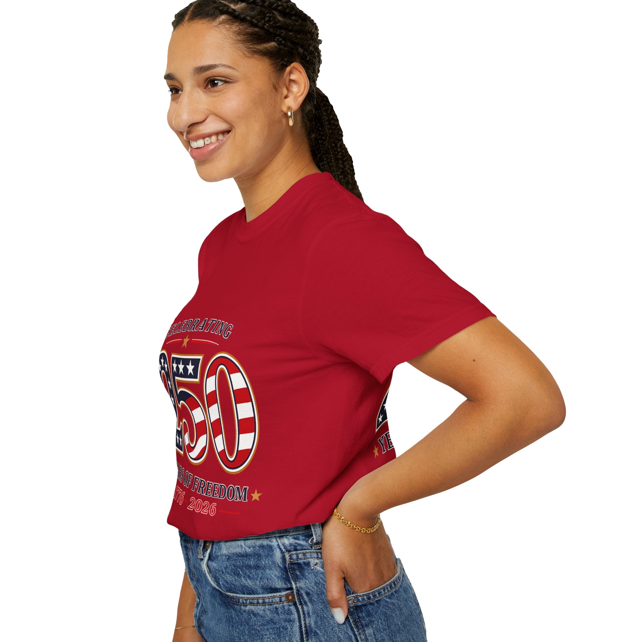 250 Years of Freedom 1776-2026 T-shirt | American Flag Patriotic Tee