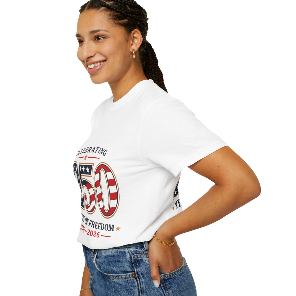 250 Years of Freedom 1776-2026 T-shirt | American Flag Patriotic Tee
