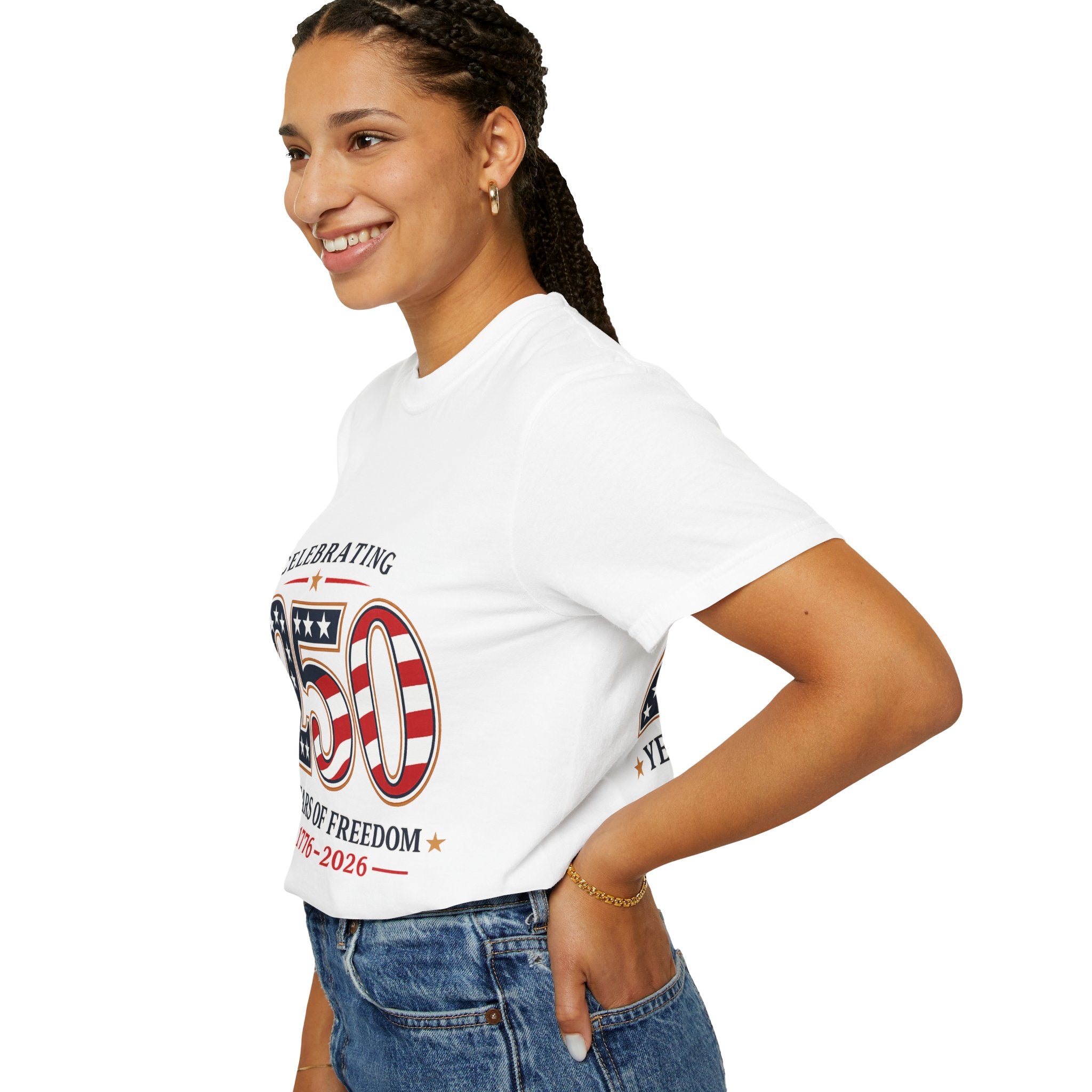 250 Years of Freedom 1776-2026 T-shirt | American Flag Patriotic Tee