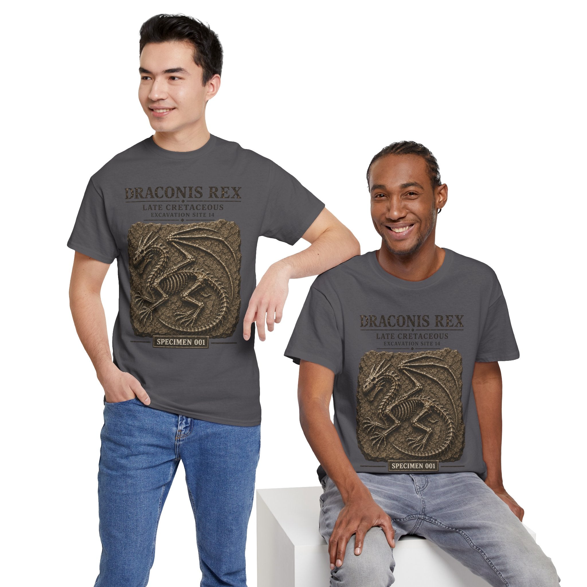 Draconis Rex Fossil T‑Shirt — Mythological Preservation Society Tee