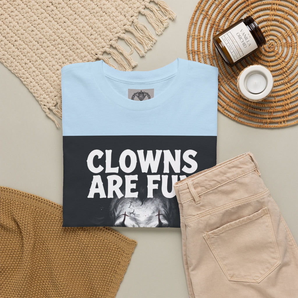 Creepy Clown T-Shirt — "Clowns Are Fun Until They're Not" Horror Tee