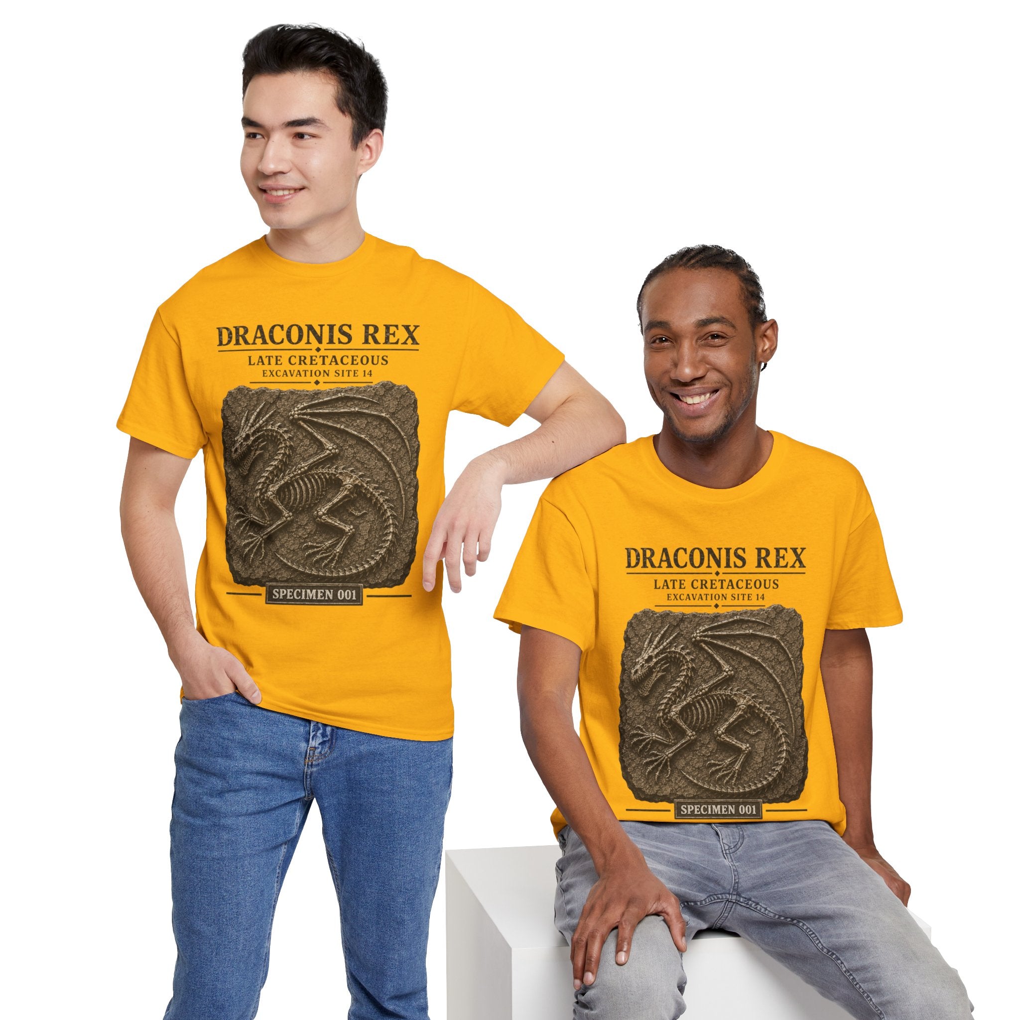 Draconis Rex Fossil T‑Shirt — Mythological Preservation Society Tee