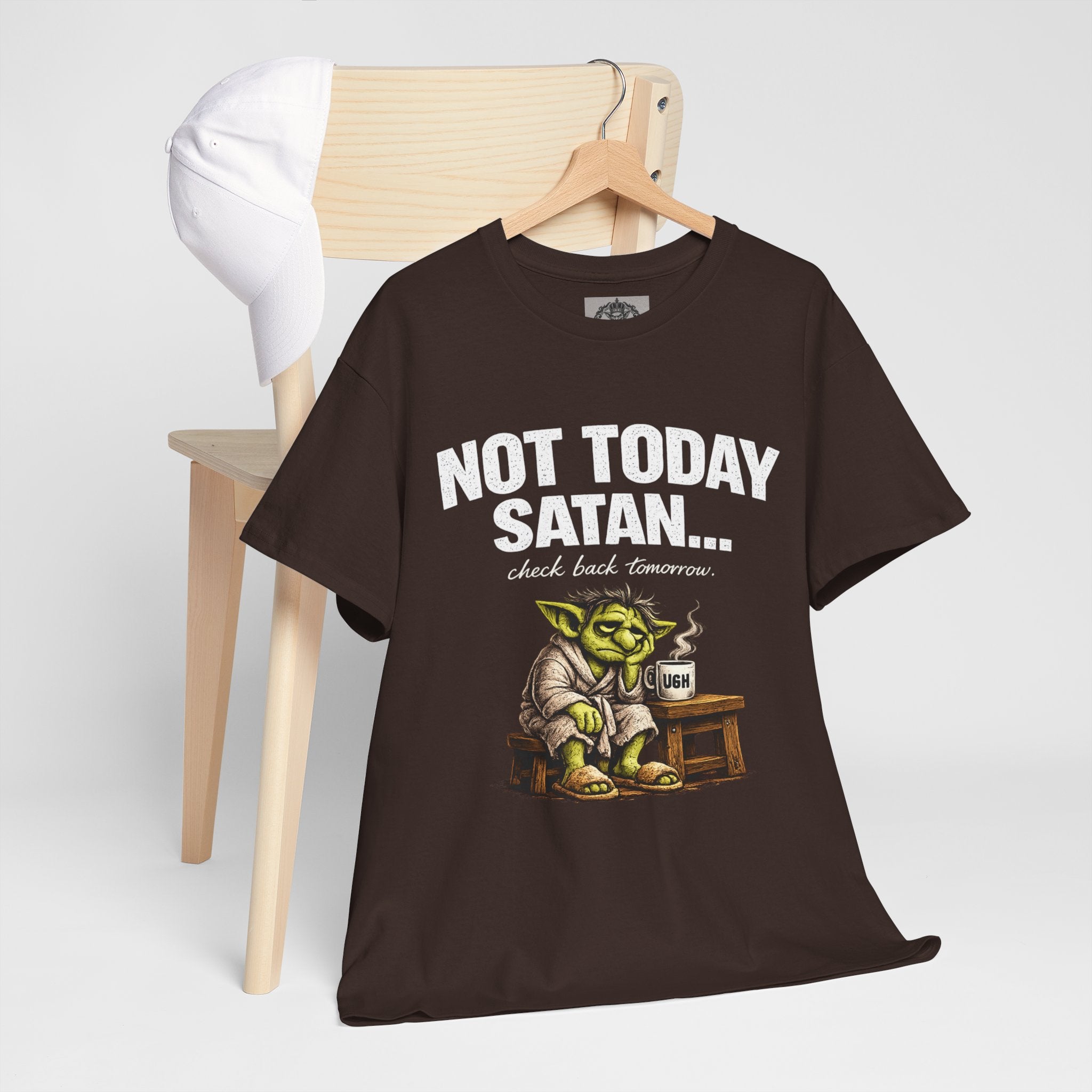 Not Today Satan Goblin Tee | Funny T-Shirt