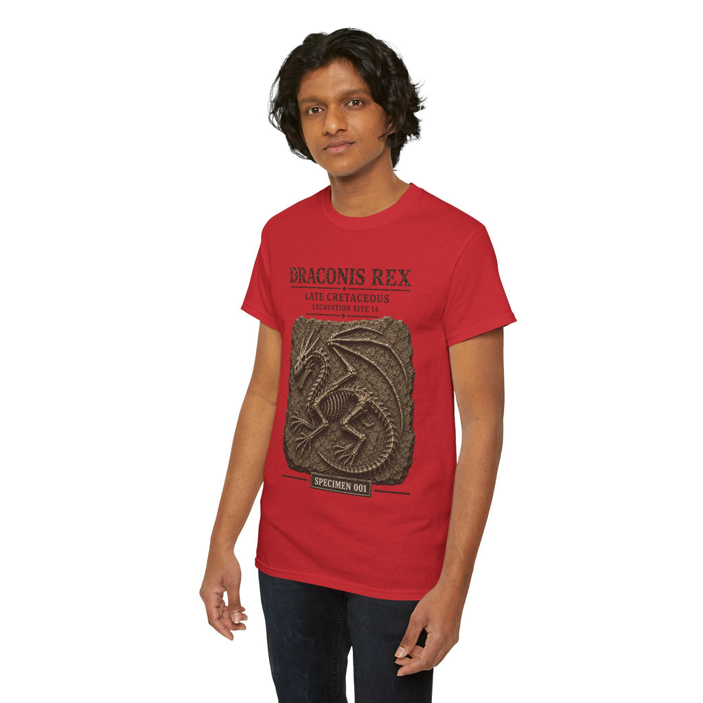 Draconis Rex Fossil T‑Shirt — Mythological Preservation Society Tee