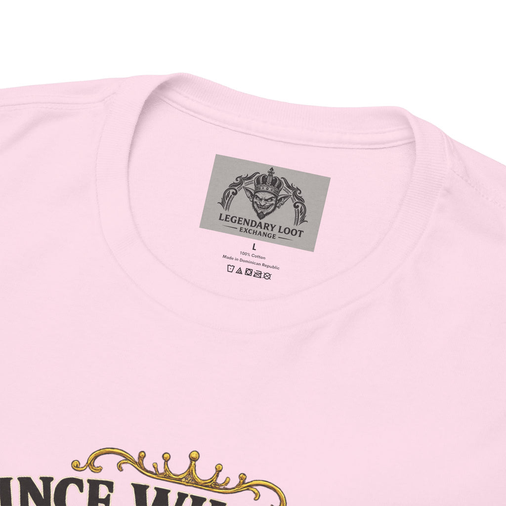 Cat T-Shirt — “Prince Williekins Is Not Impressed” Royal Cat Graphic Tee