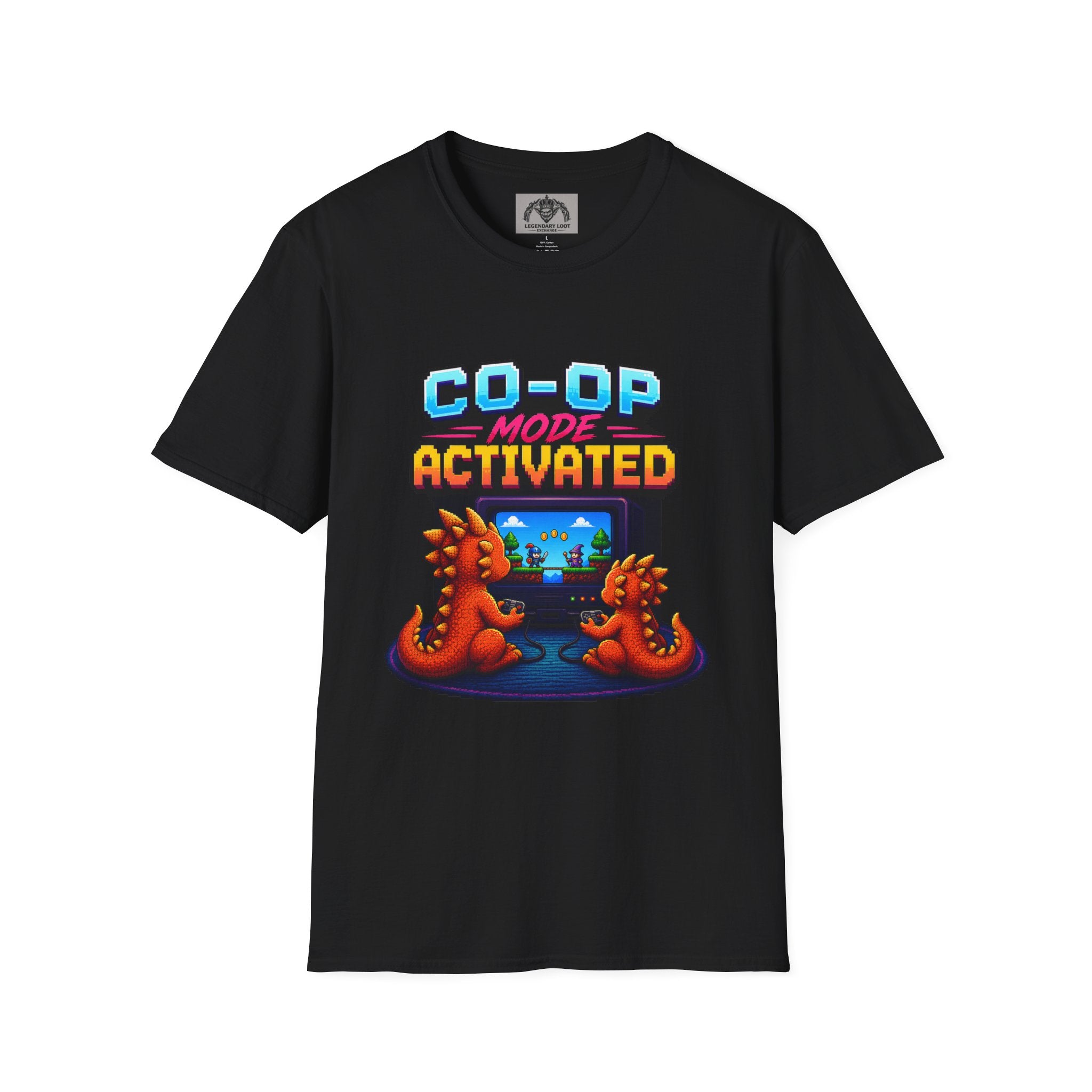 Co-Op Mode Activated Shirt | Gamer Dad Fathers Day Shirt | Retro Gaming Tee