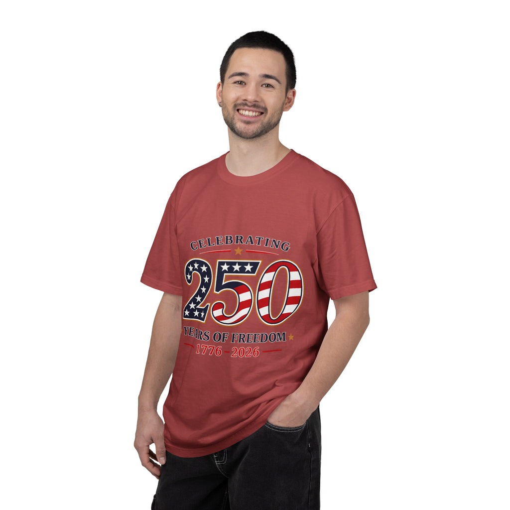 250 Years of Freedom 1776-2026 T-shirt | American Flag Patriotic Tee