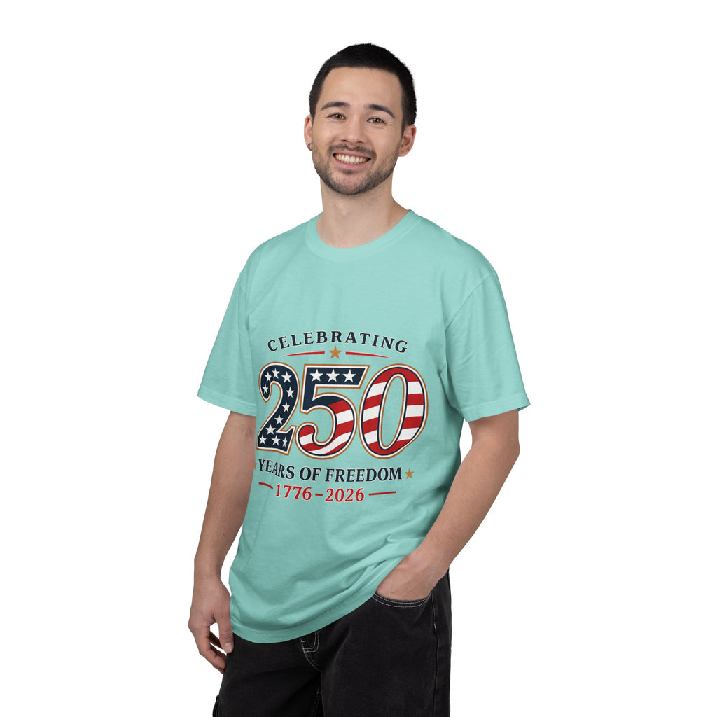 250 Years of Freedom 1776-2026 T-shirt | American Flag Patriotic Tee
