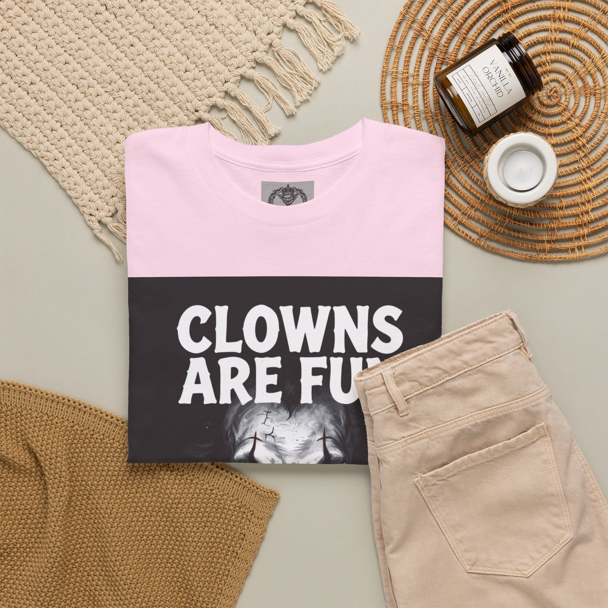 Creepy Clown T-Shirt — "Clowns Are Fun Until They're Not" Horror Tee