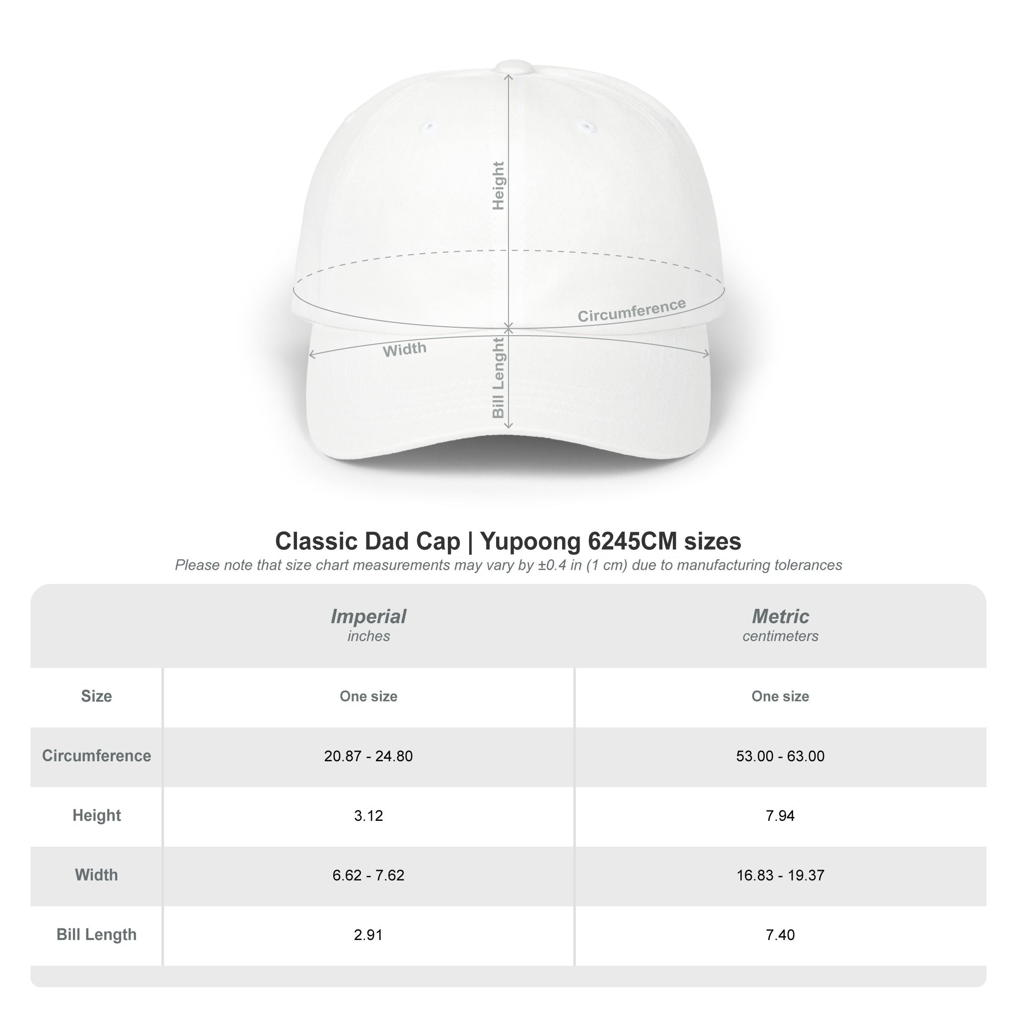 Golden Griffin Embroidered Cap | White Classic Dad Cap