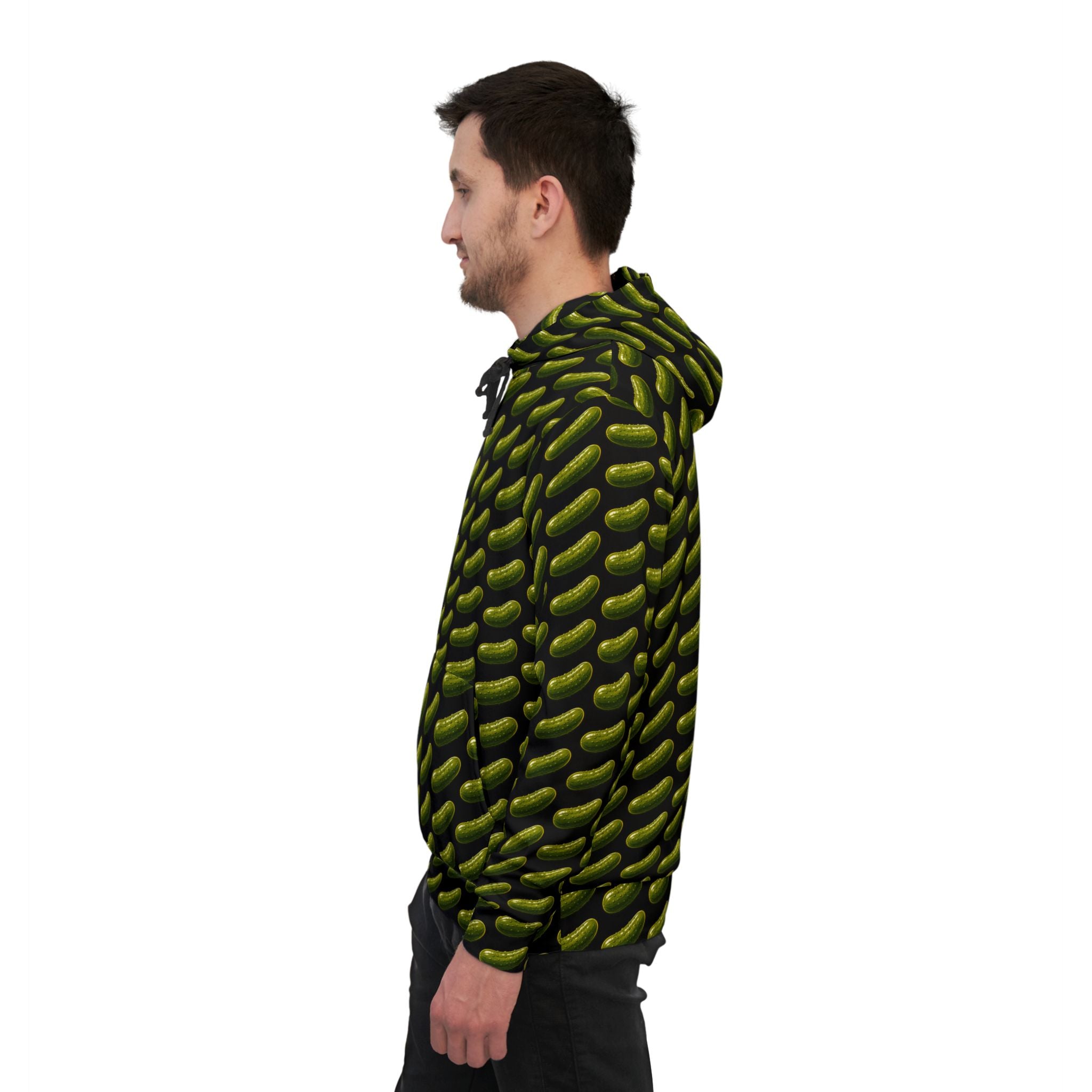 Pickle Pattern Hoodie | All-Over Print Pickle Repeat Design