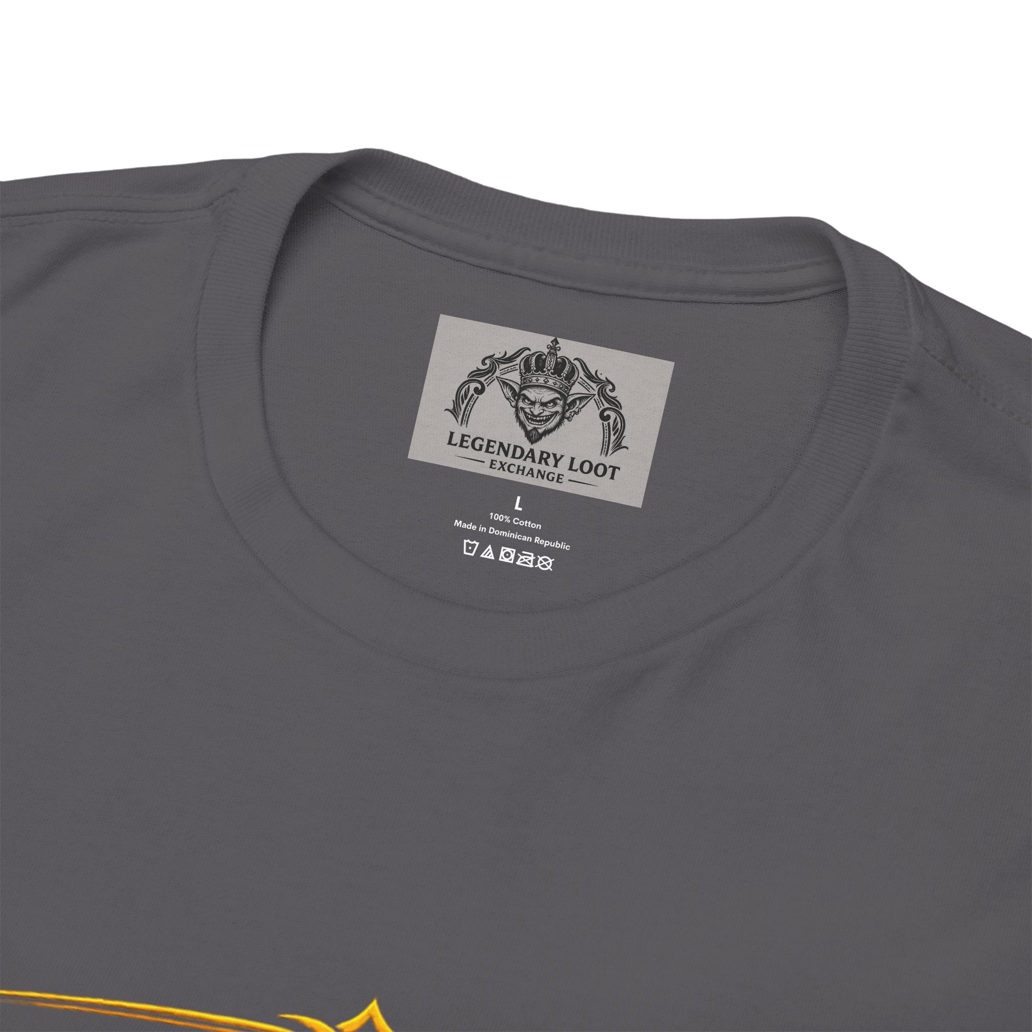 Critically Awesome Dad T‑Shirt – Gold D20 Gaming Father Tee (Father’s Day, Gamer Dad Gift)
