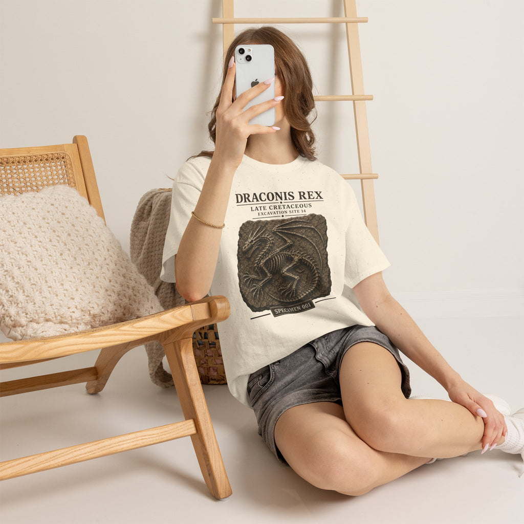 Draconis Rex Fossil T‑Shirt — Mythological Preservation Society Tee