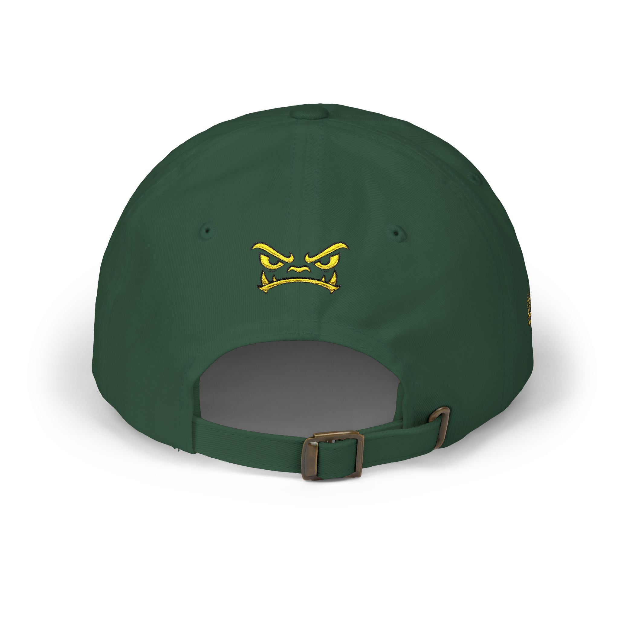 Golden Griffin Embroidered Cap | White Classic Dad Cap