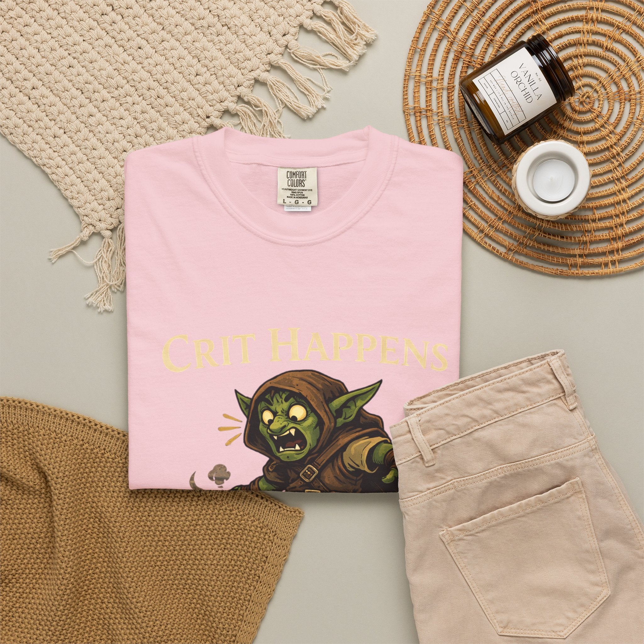 Crit Happens Goblin RPG T-Shirt