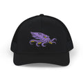 Purple Kraken Embroidered Snapback Trucker Cap | Nautical Sea Creature /Kraken