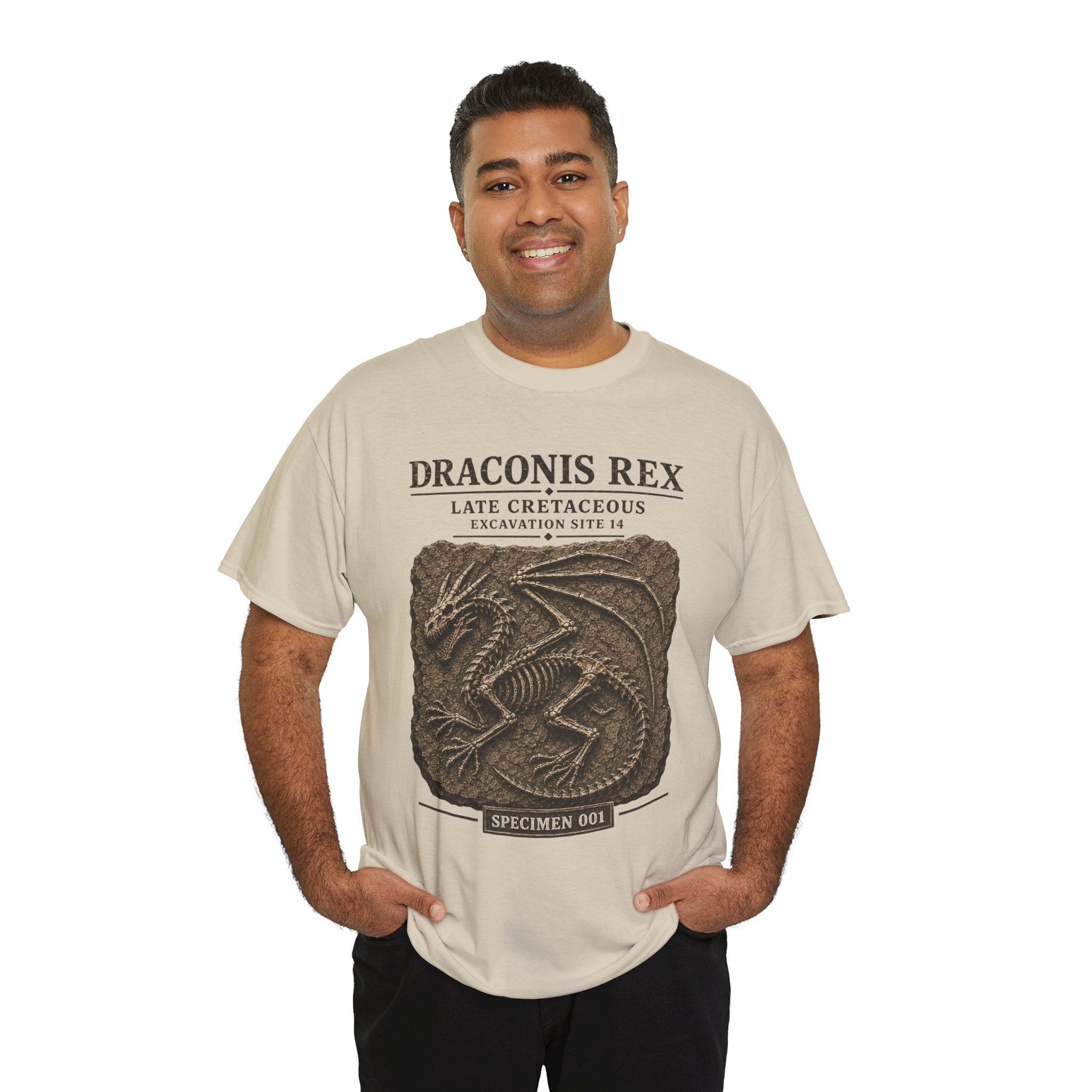 Draconis Rex Fossil T‑Shirt — Mythological Preservation Society Tee