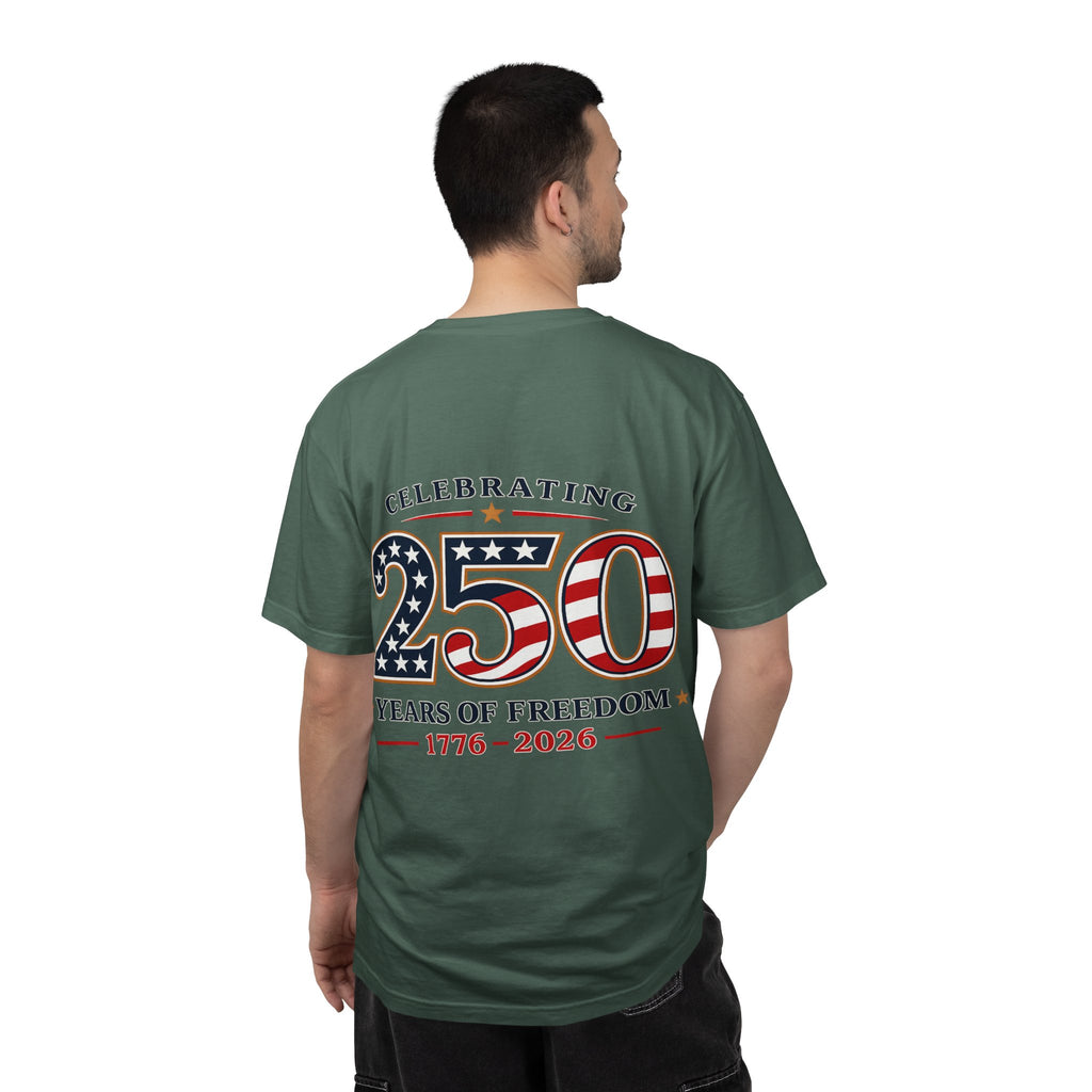 250 Years of Freedom 1776-2026 T-shirt | American Flag Patriotic Tee