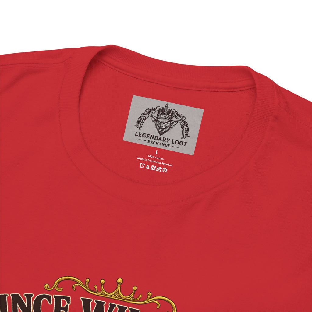 Cat T-Shirt — “Prince Williekins Is Not Impressed” Royal Cat Graphic Tee