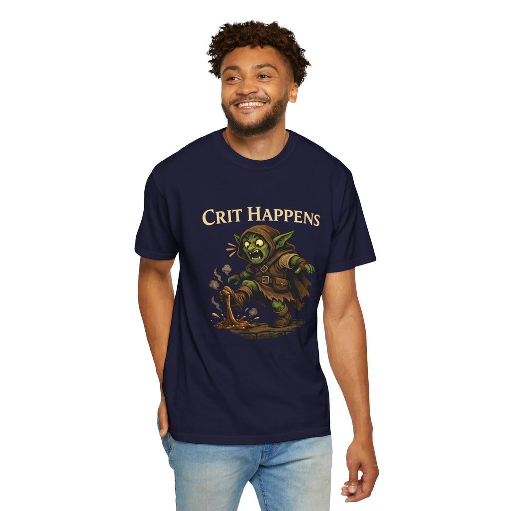 Crit Happens Goblin RPG T-Shirt