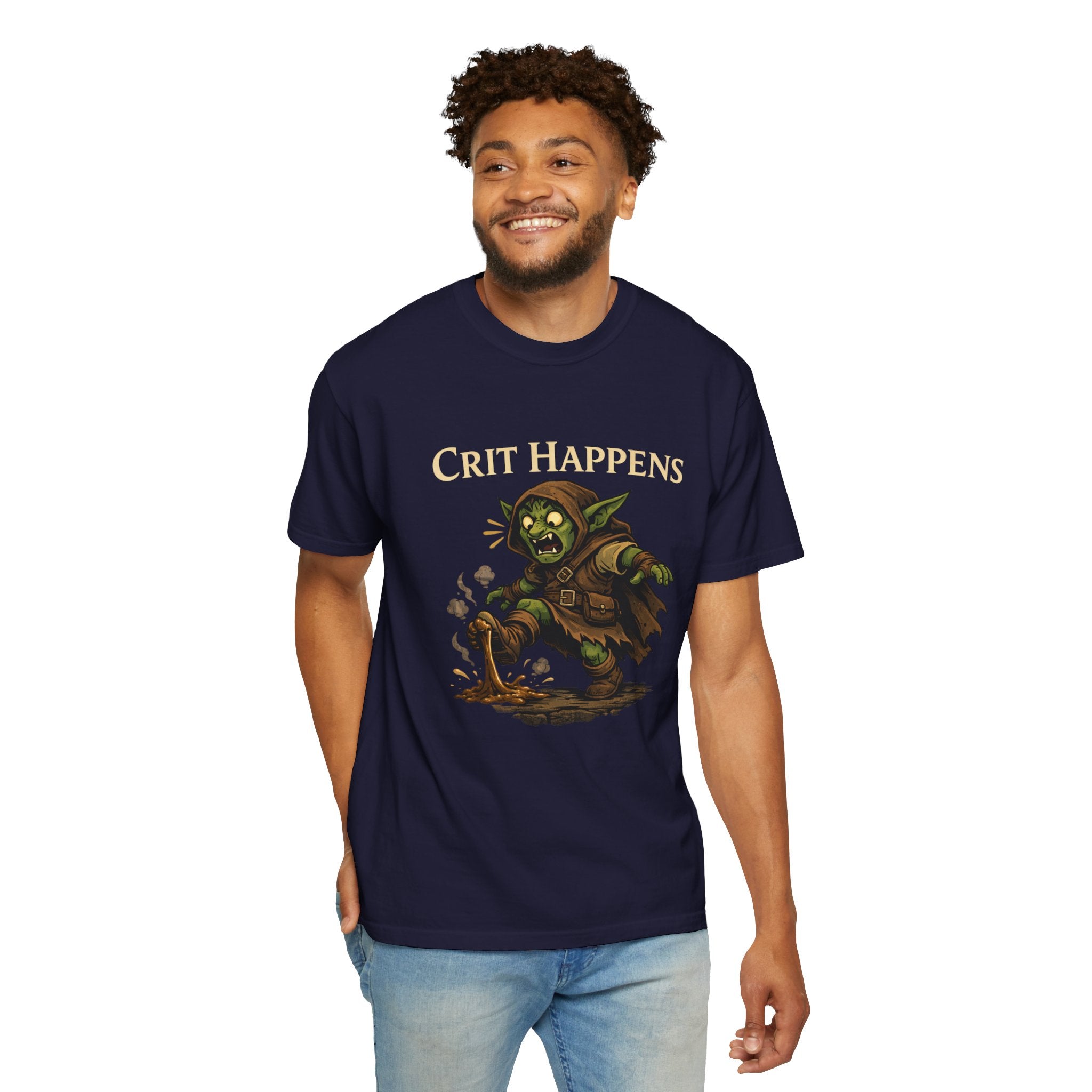 Crit Happens Goblin RPG T-Shirt
