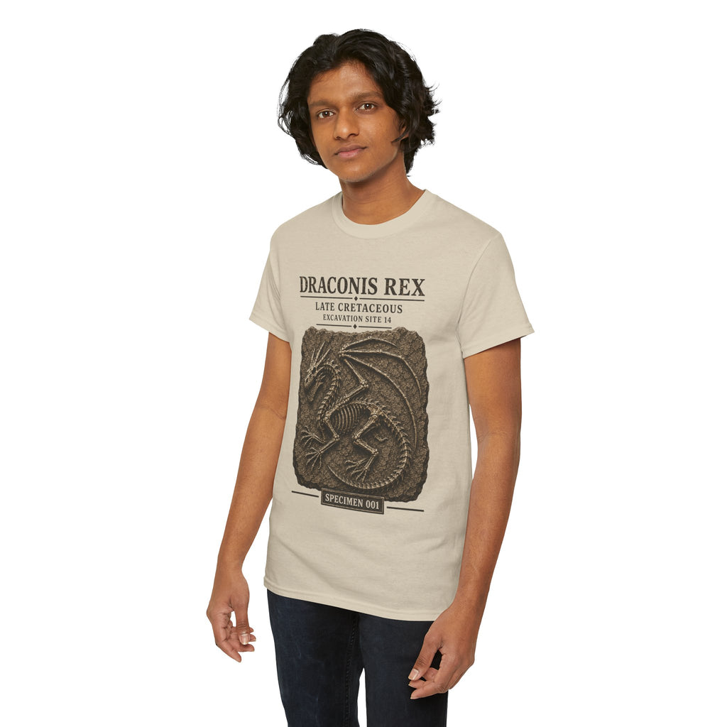 Draconis Rex Fossil T‑Shirt — Mythological Preservation Society Tee