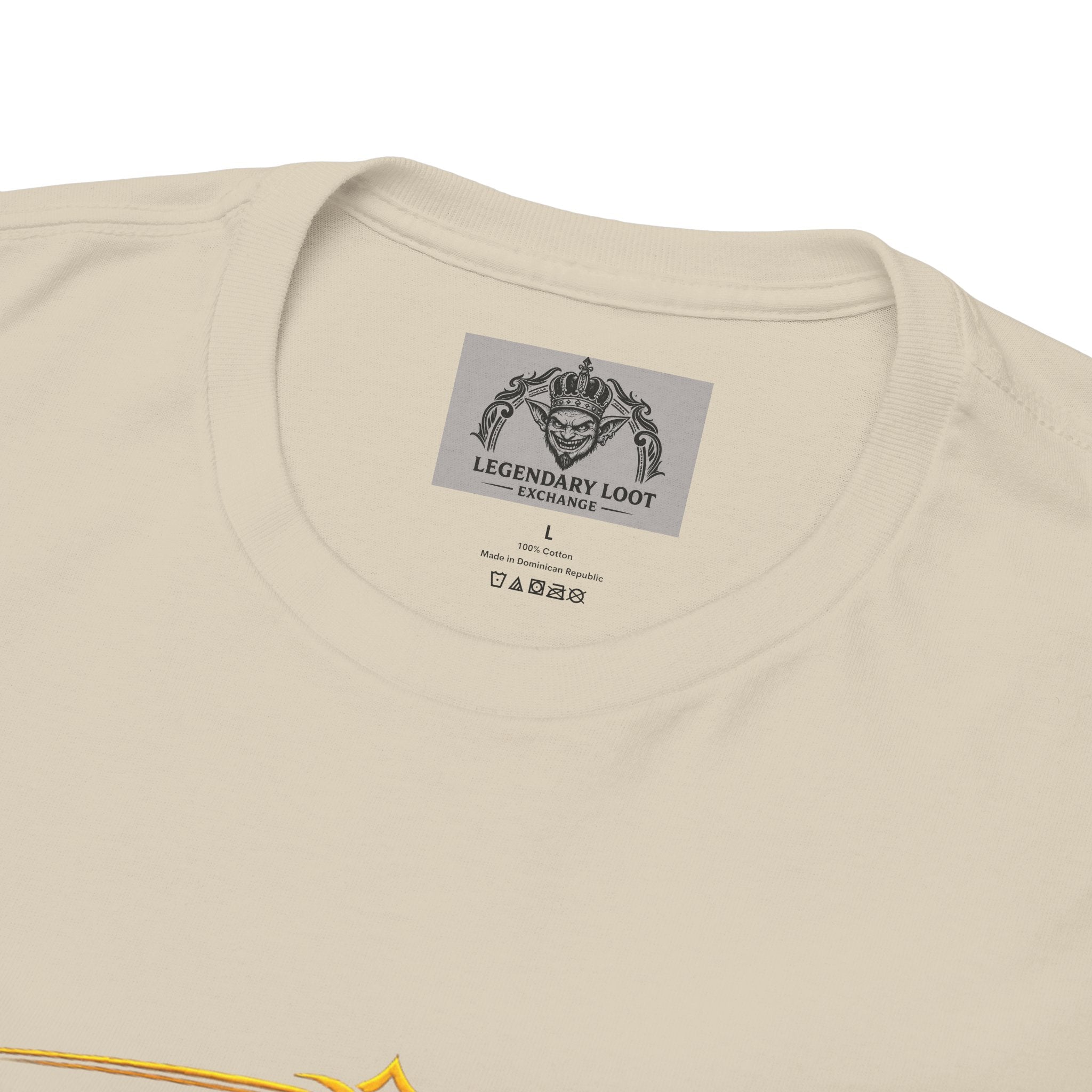Critically Awesome Dad T‑Shirt – Gold D20 Gaming Father Tee (Father’s Day, Gamer Dad Gift)