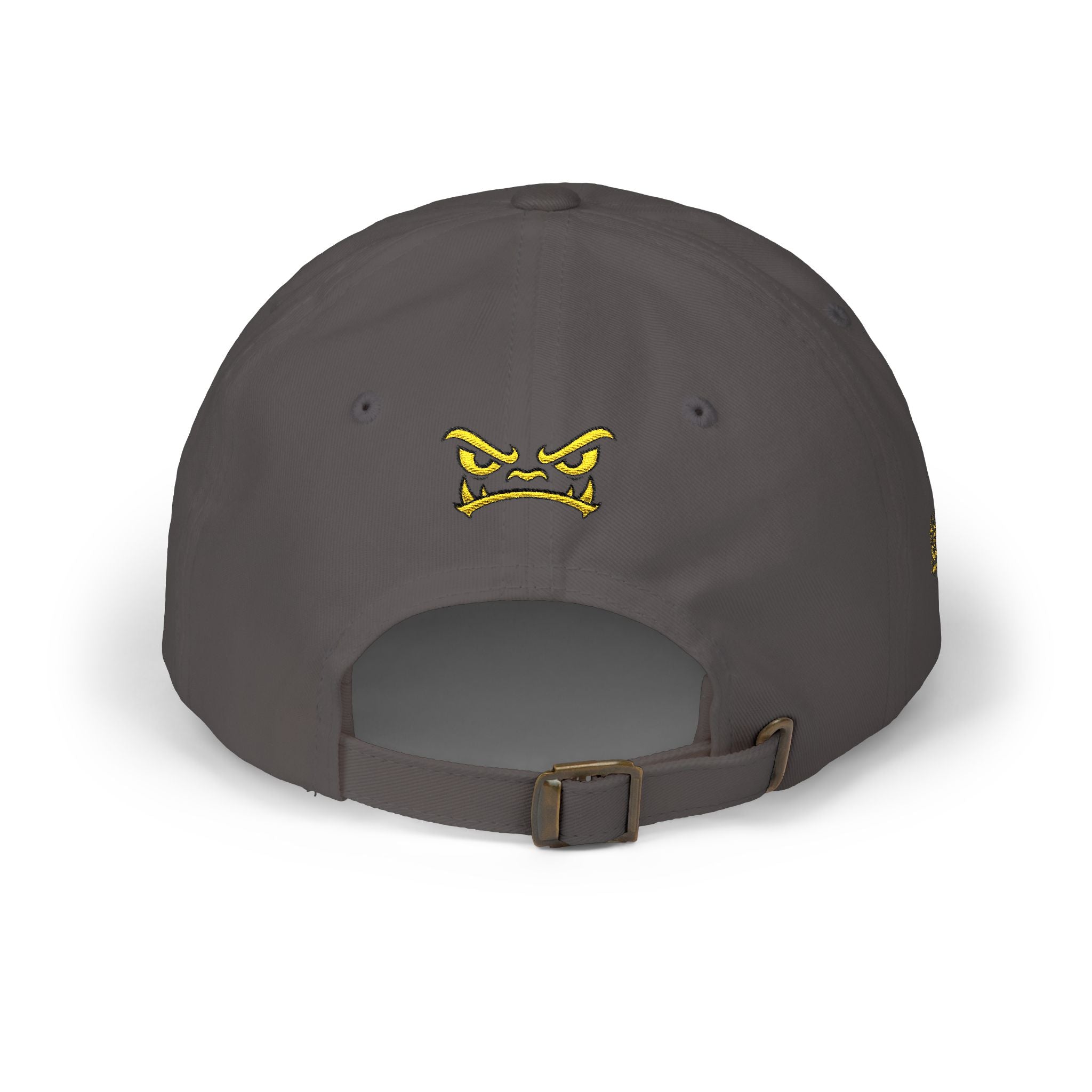 Golden Griffin Embroidered Cap | White Classic Dad Cap