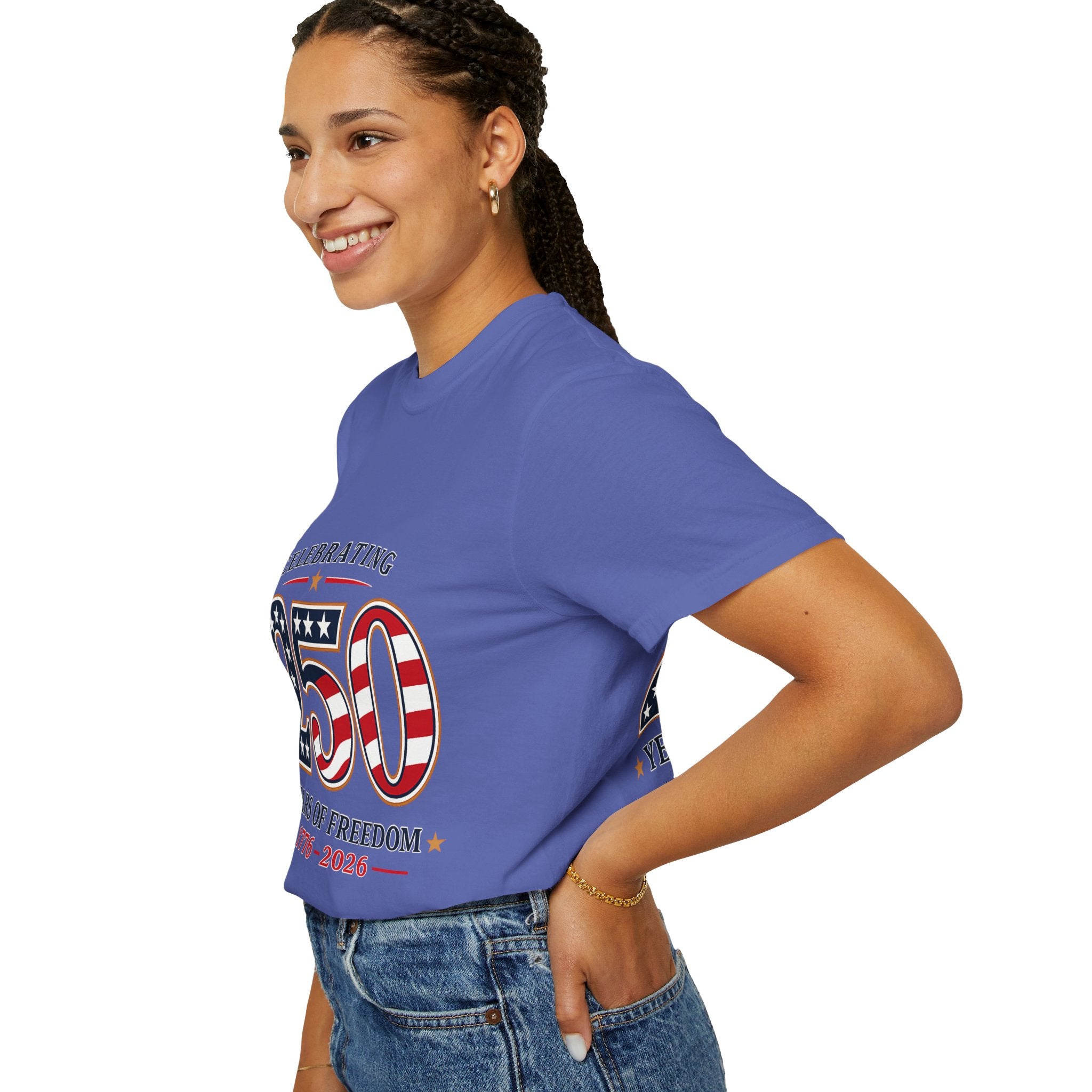 250 Years of Freedom 1776-2026 T-shirt | American Flag Patriotic Tee