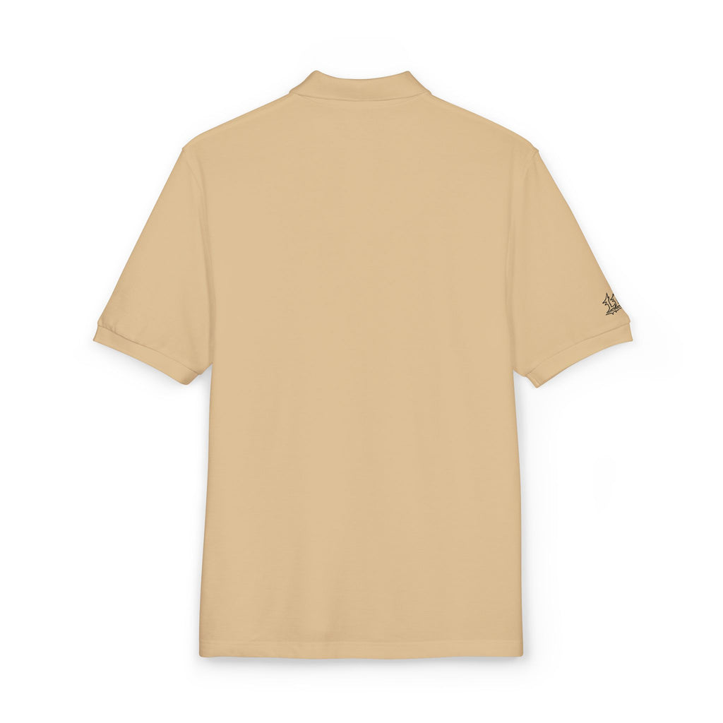 Embroidered Dragon Crest Polo Shirt — Men's Casual Golf & Workwear