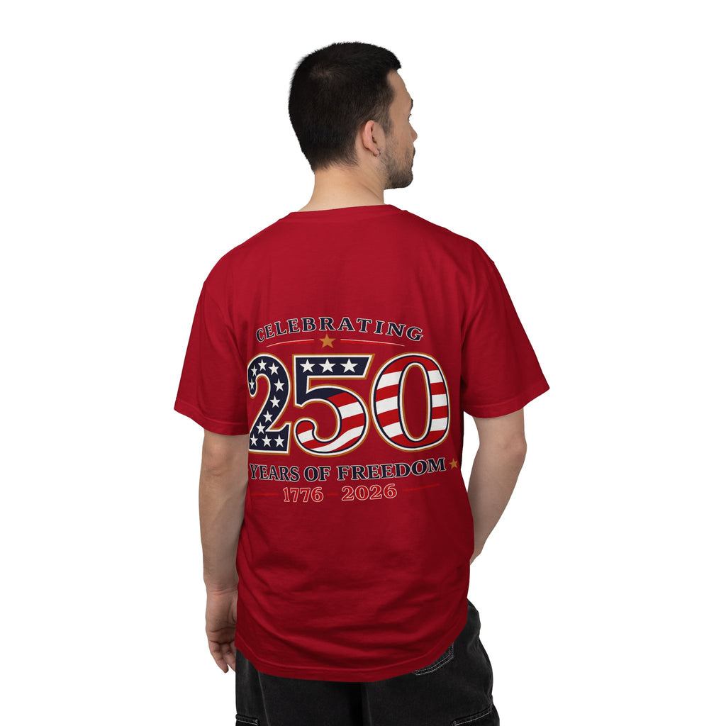 250 Years of Freedom 1776-2026 T-shirt | American Flag Patriotic Tee