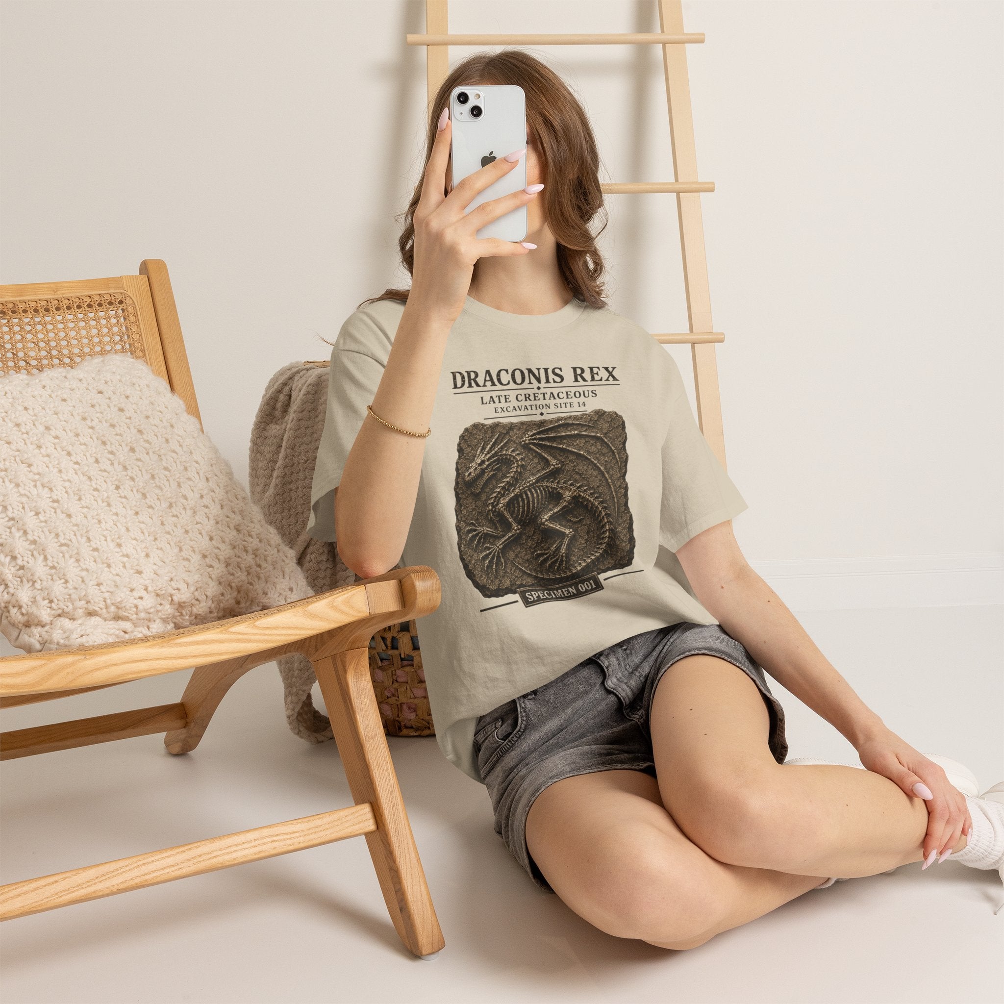 Draconis Rex Fossil T‑Shirt — Mythological Preservation Society Tee